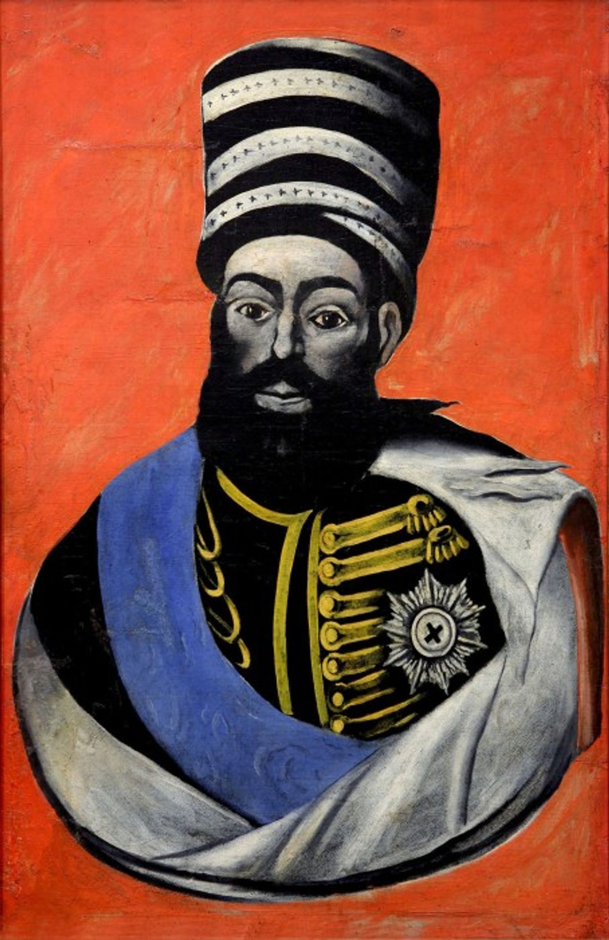 King Erekle II of Georgia by Niko Pirosmani