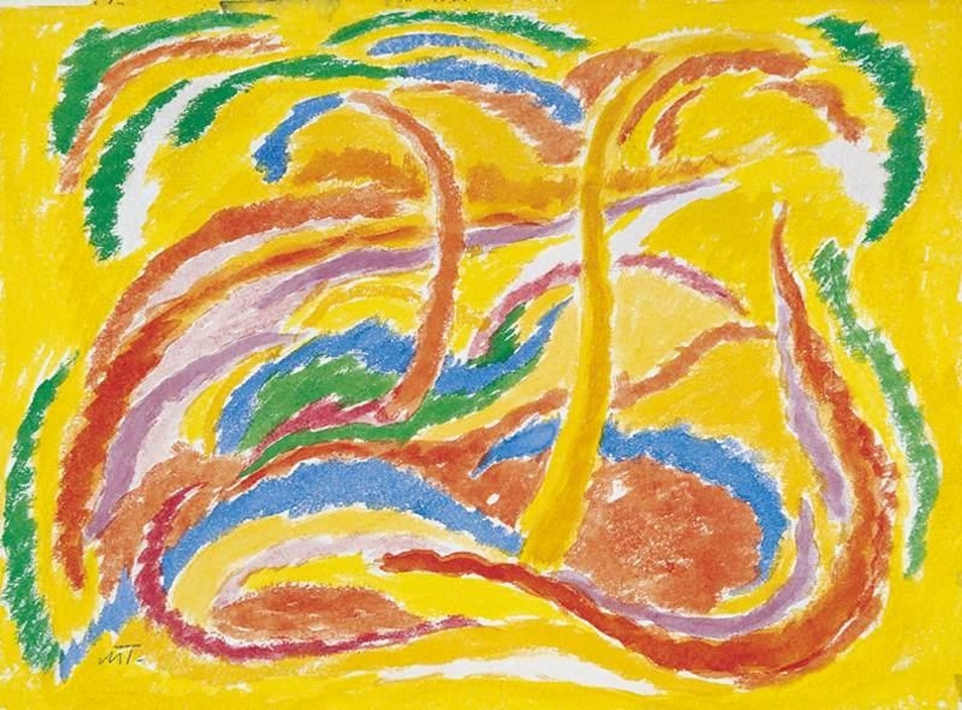 Landscape by Janos Mattis-Teutsch