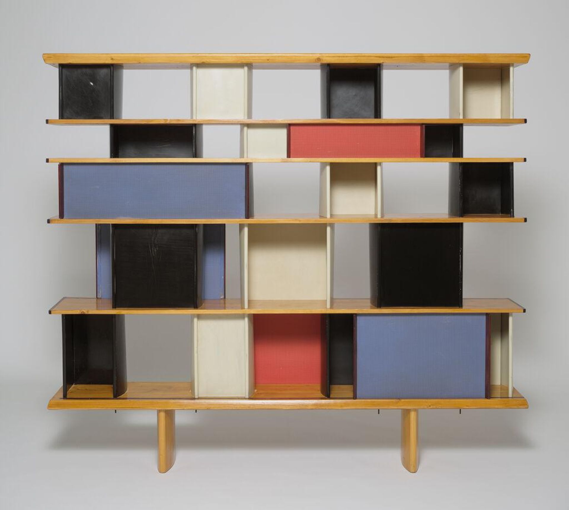 'Mexique' bookcase from the Maison du Mexique, CitÃ© Universitaire de Paris by Charlotte Perriand