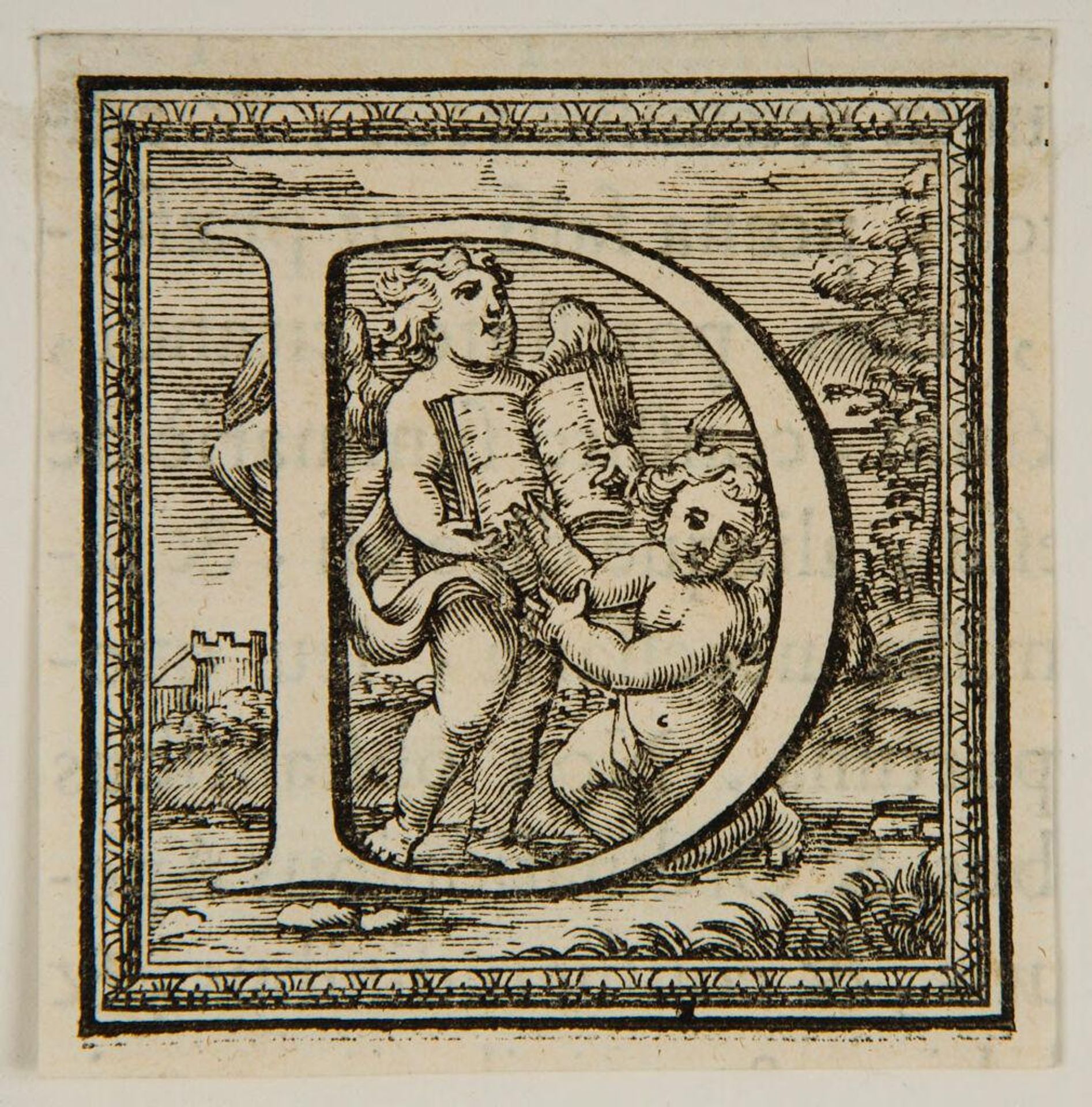 Letter D by Anonymous