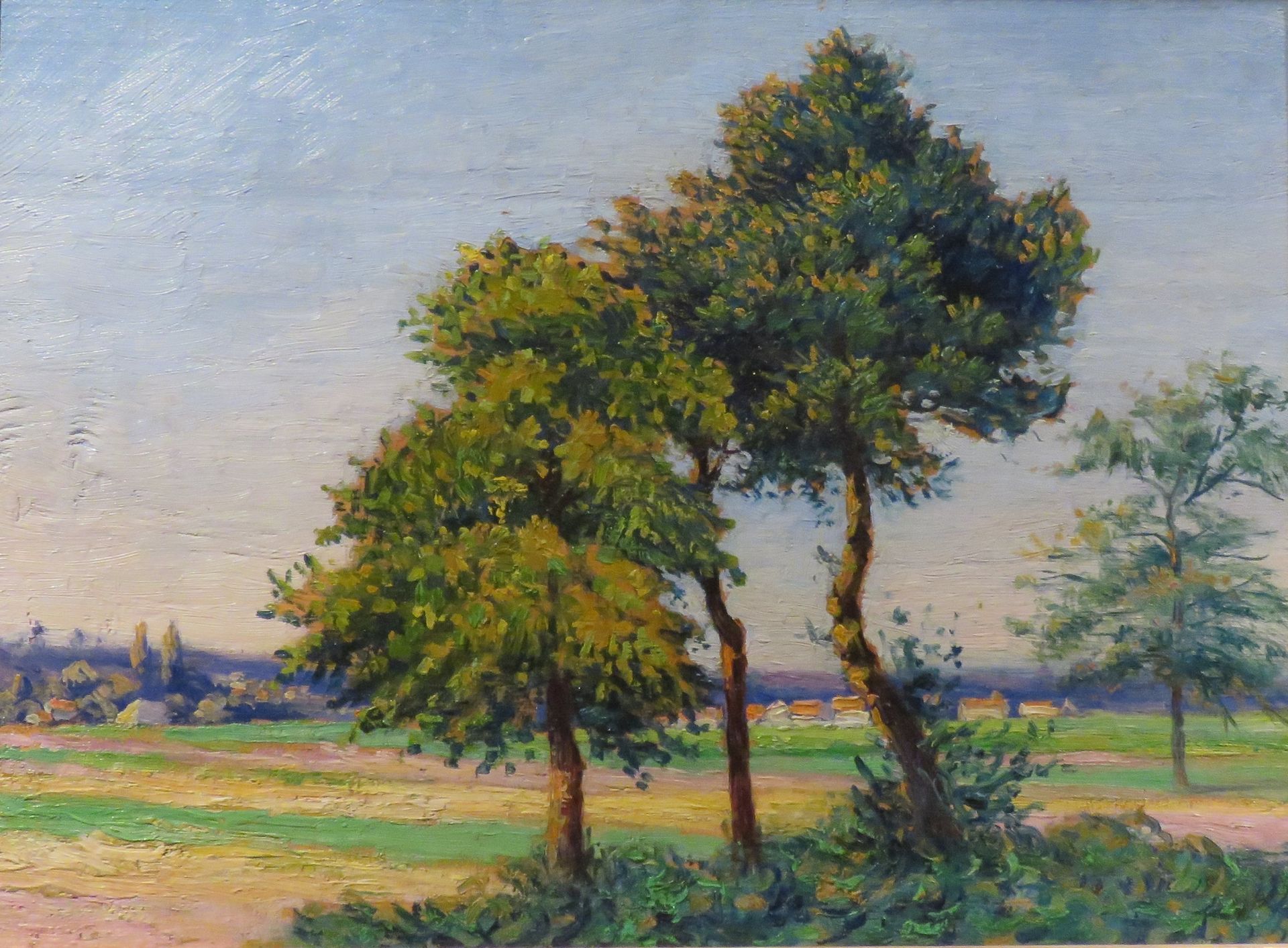 Landscape with Three Trees by Léo Gausson