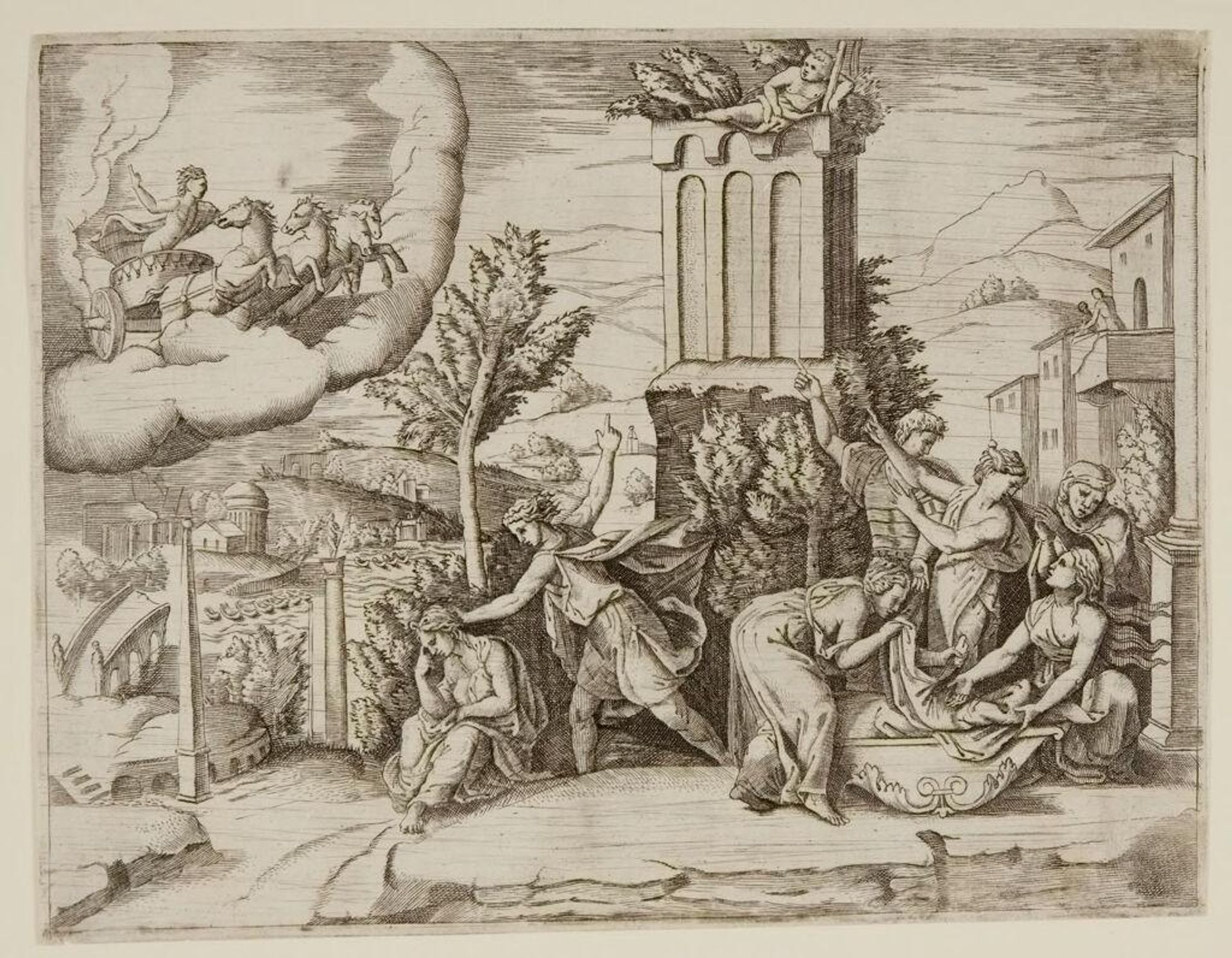 An Omen of the Future Greatness of Augustus by Giulio Bonasone