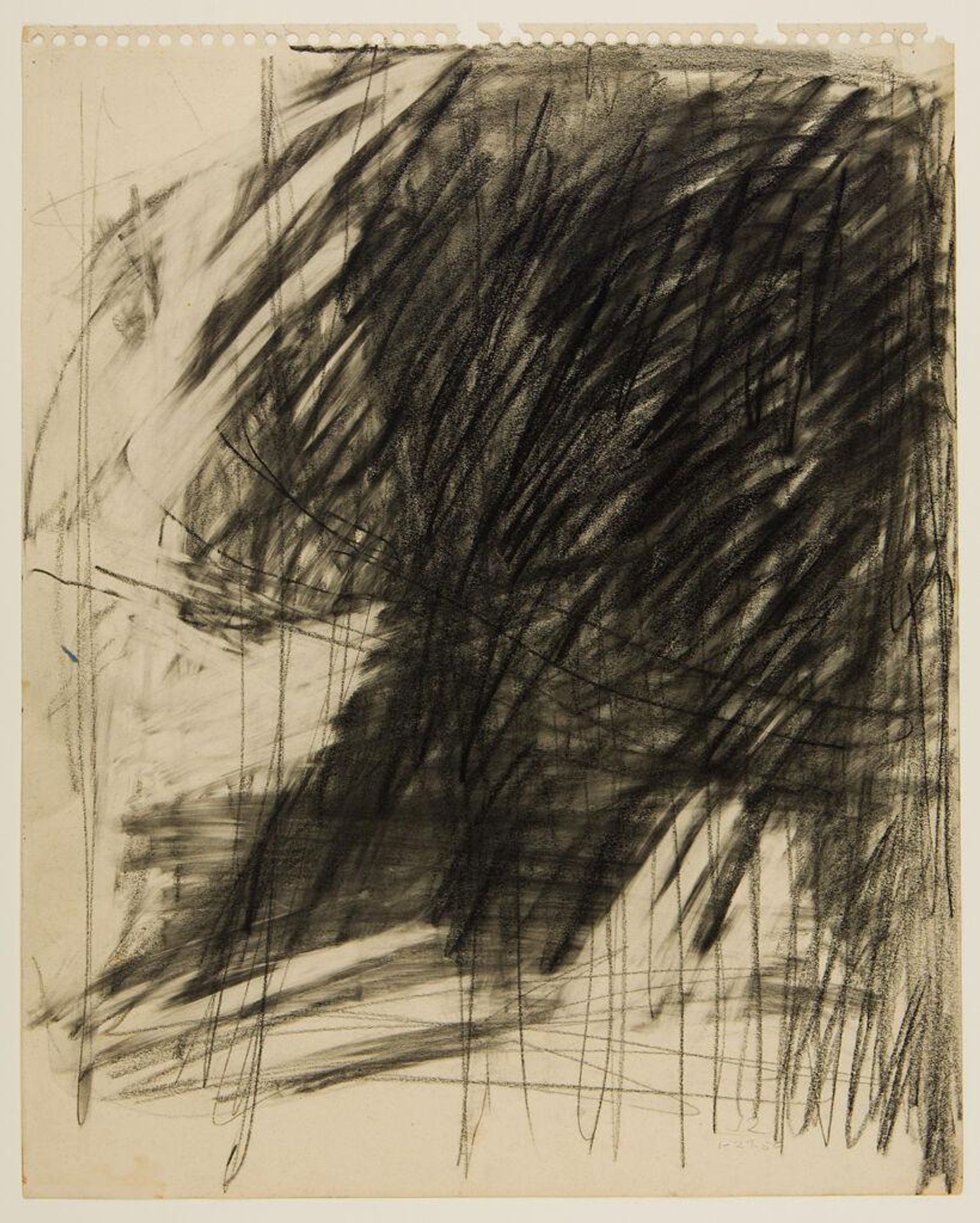 Untitled (Study for "East Barrier") by Jack Tworkov