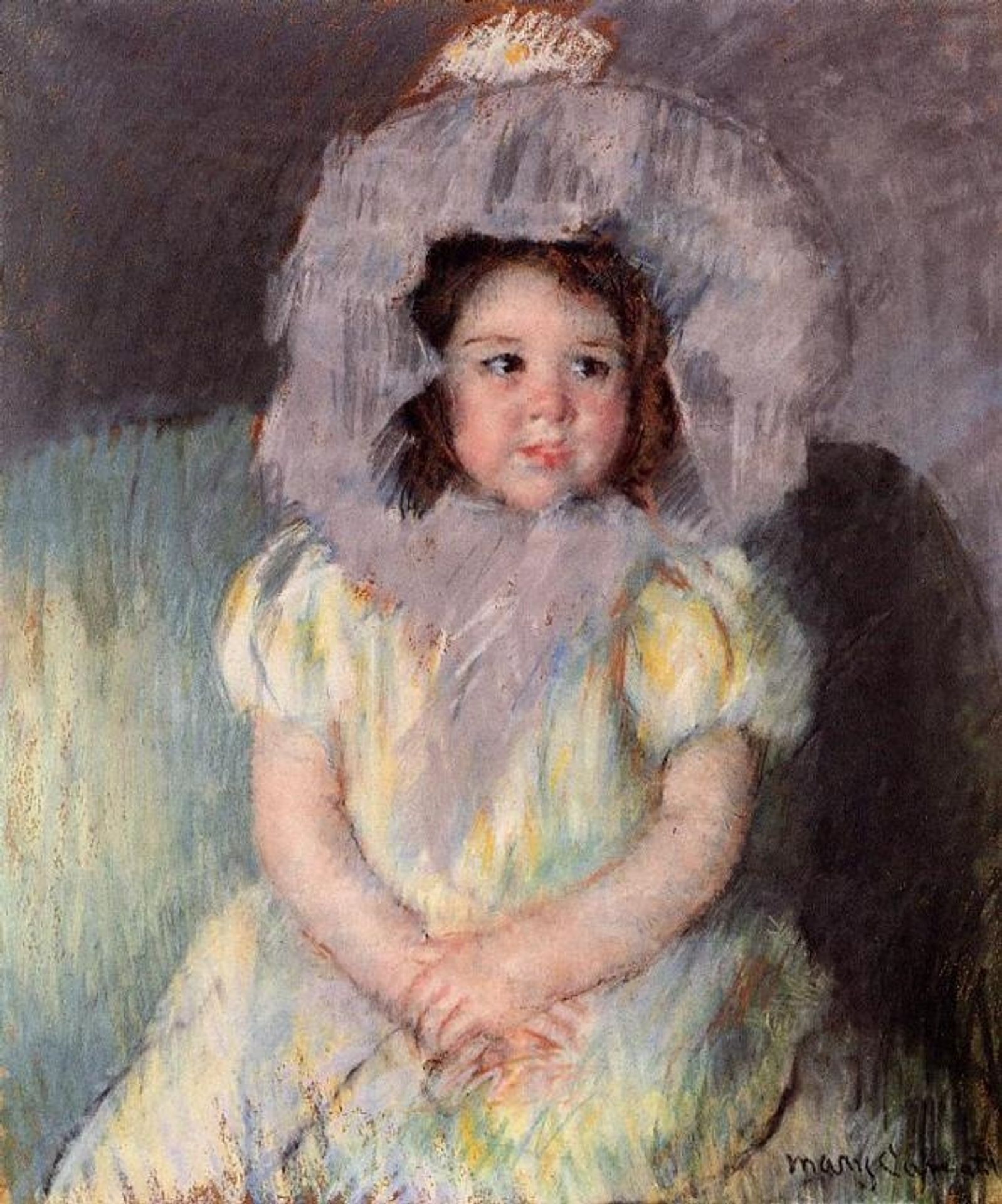 Margot in White by Mary Cassatt