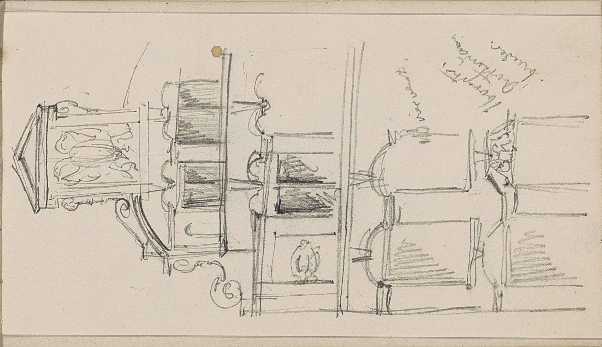 Façade van een gebouw aan de Hoogstraat te Rotterdam by Isaac Gosschalk