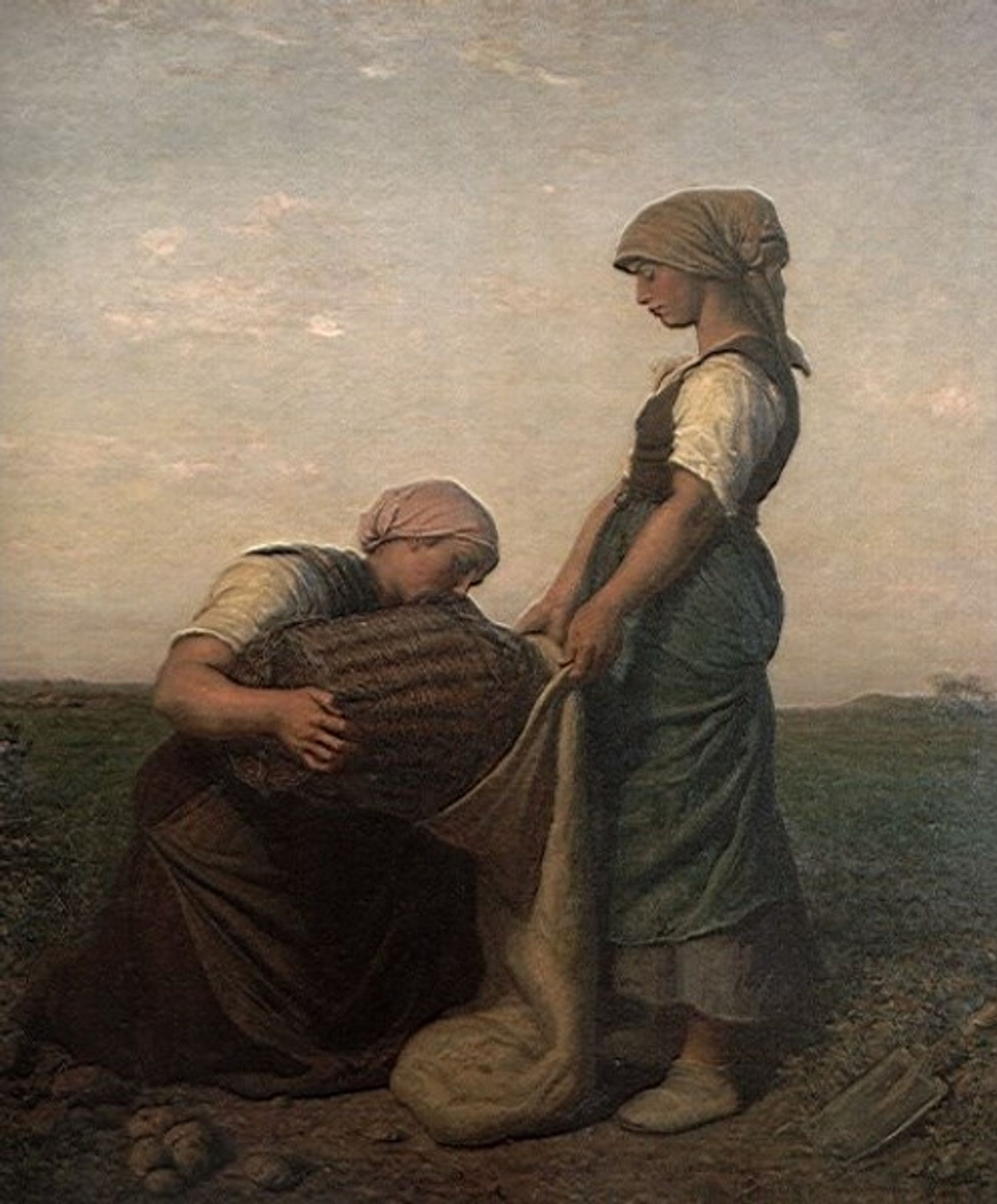 The Potato Harvest by Jules Breton
