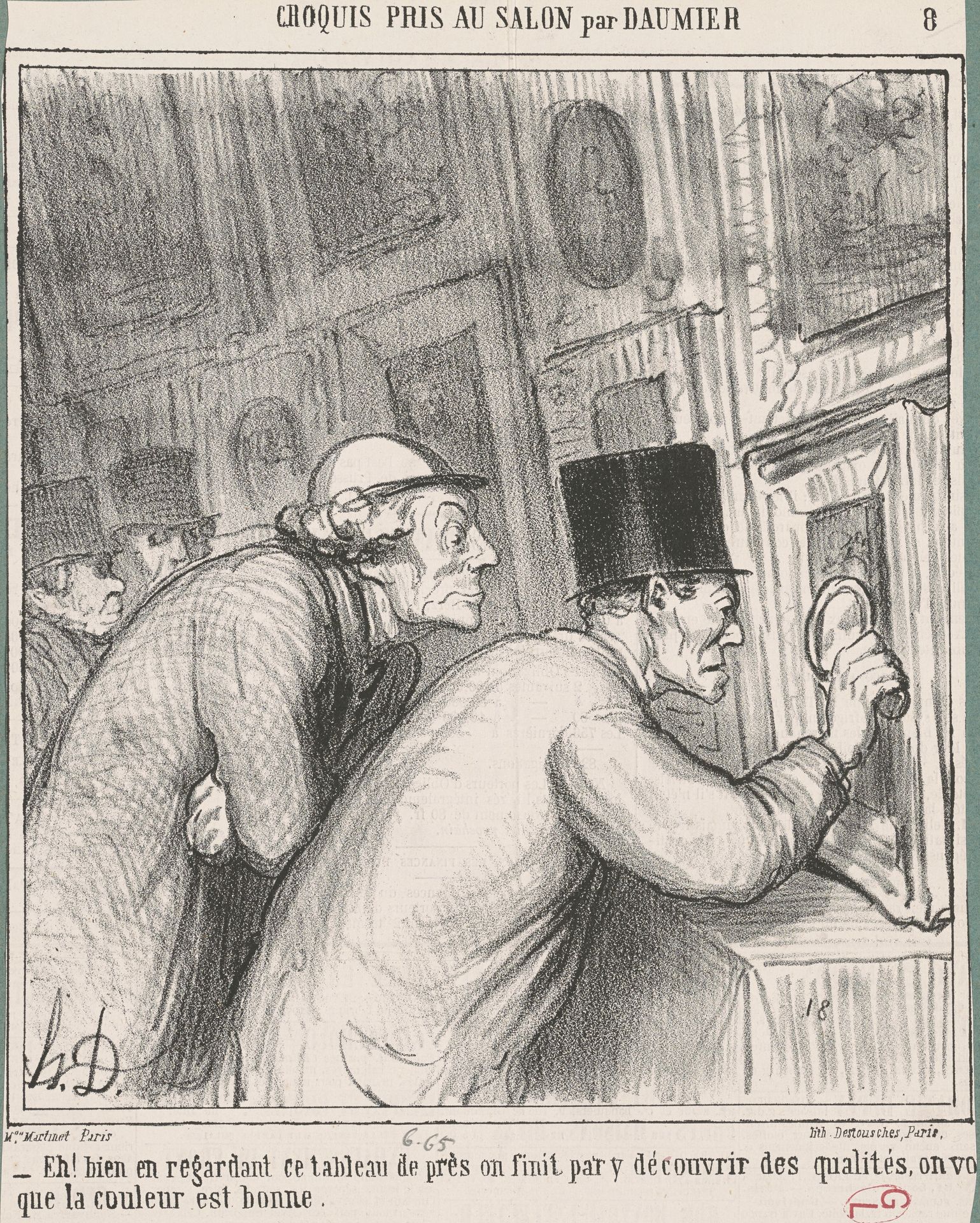 Eh! Bien en regardance ce tableau by Honoré Daumier