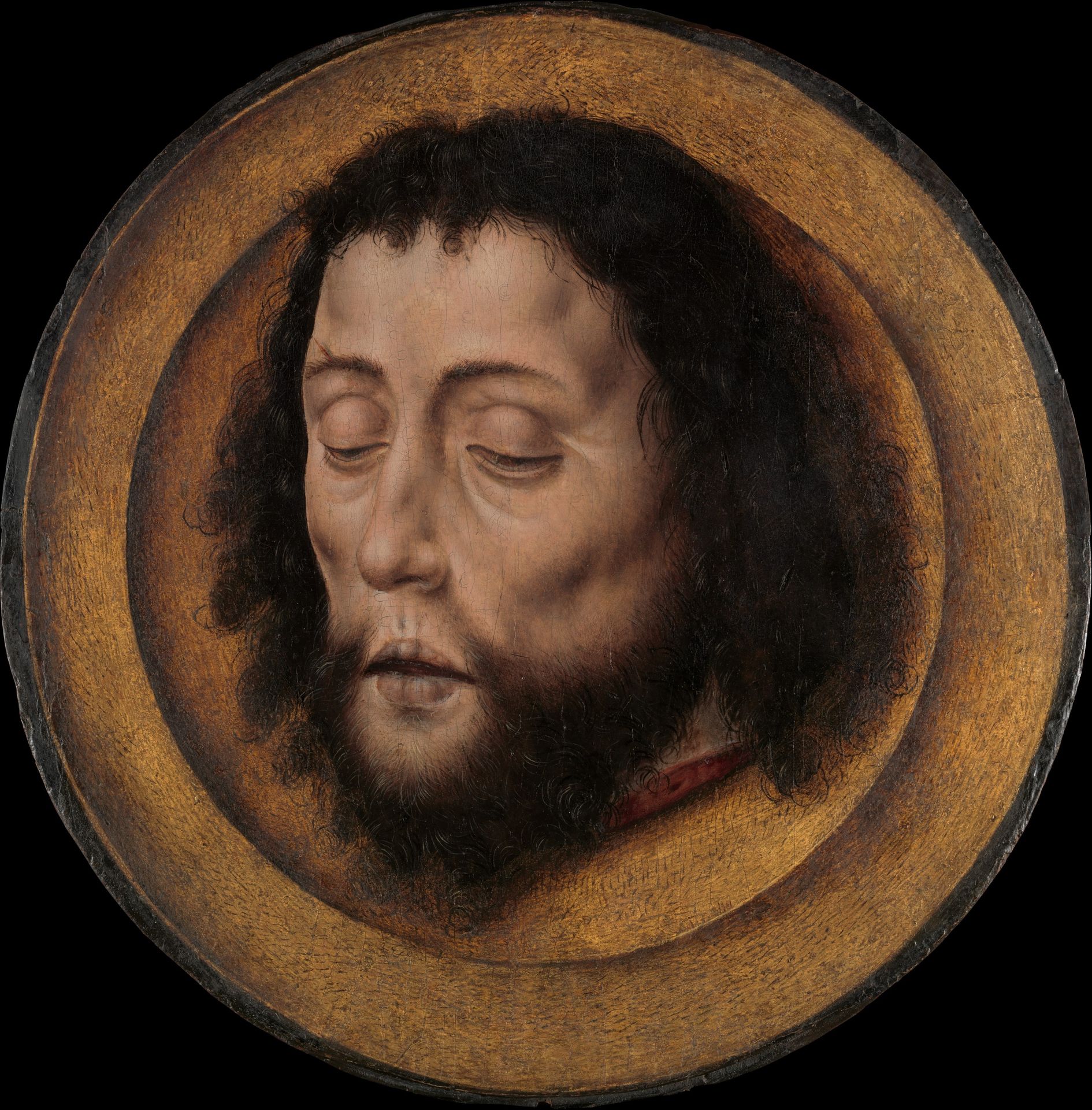 Head of Saint John the Baptist on a Charger by Aelbert Bouts