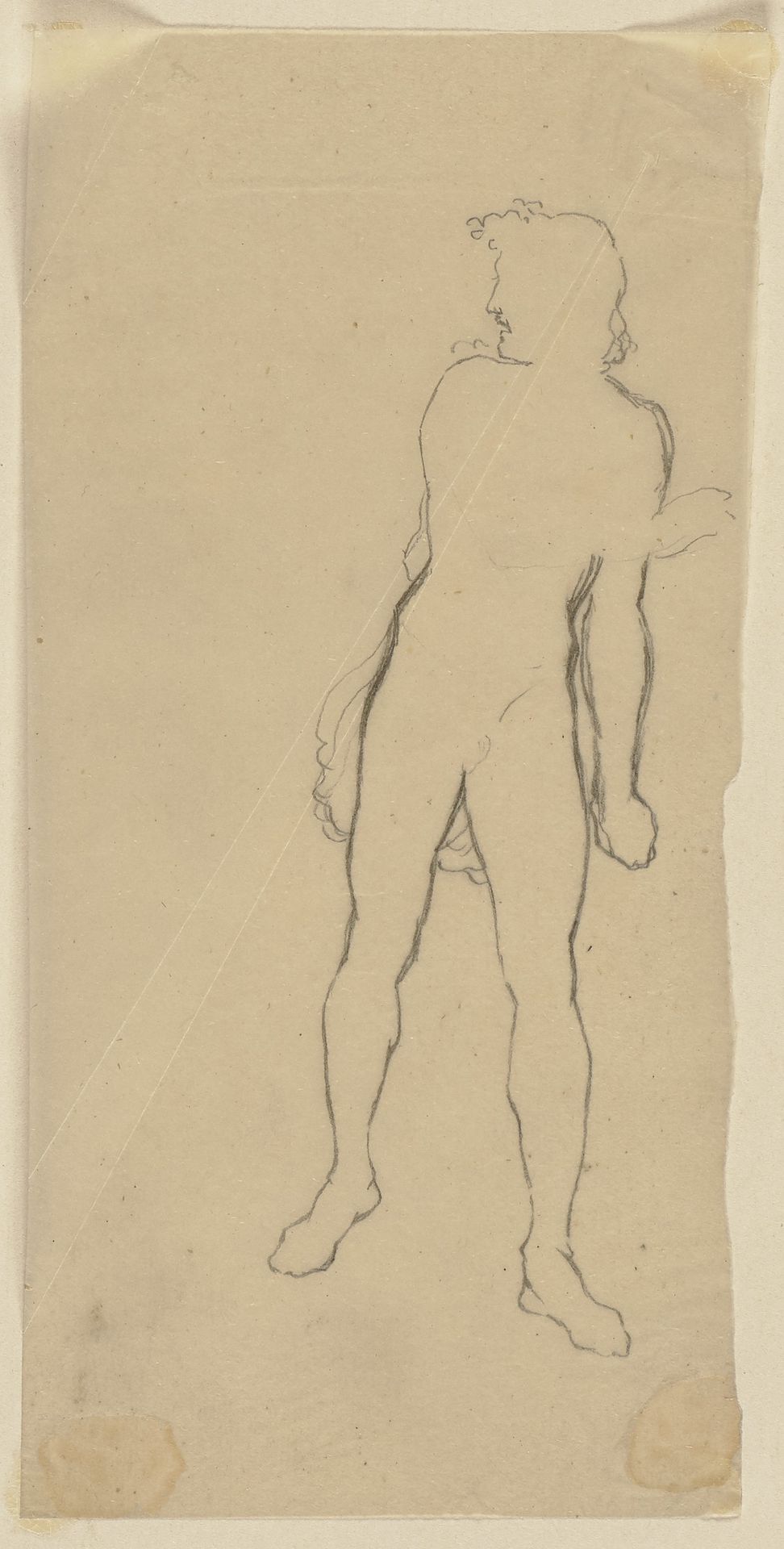 Demetrius, vor Helena zurückweichend, nach links by Paul Konewka