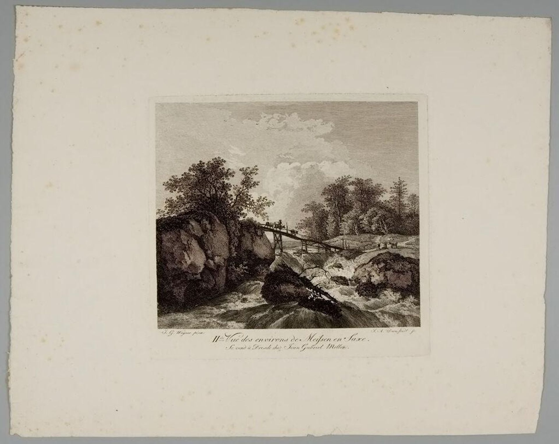 Second View of the Outskirts of Meissen by Johann Adolph Darnstedt