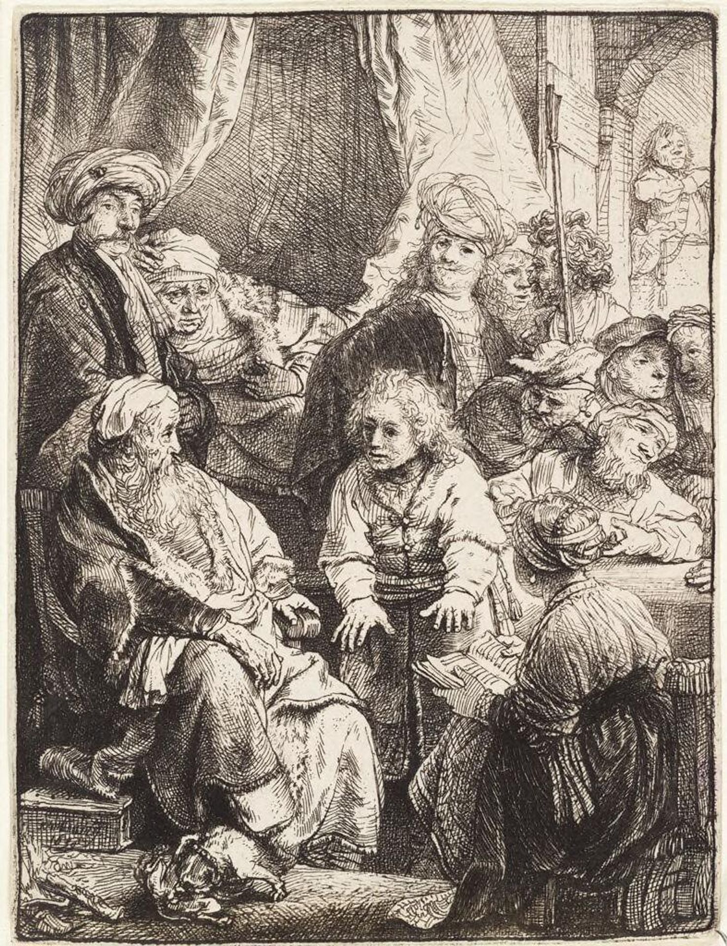 Joseph Telling His Dreams by Rembrandt van Rijn