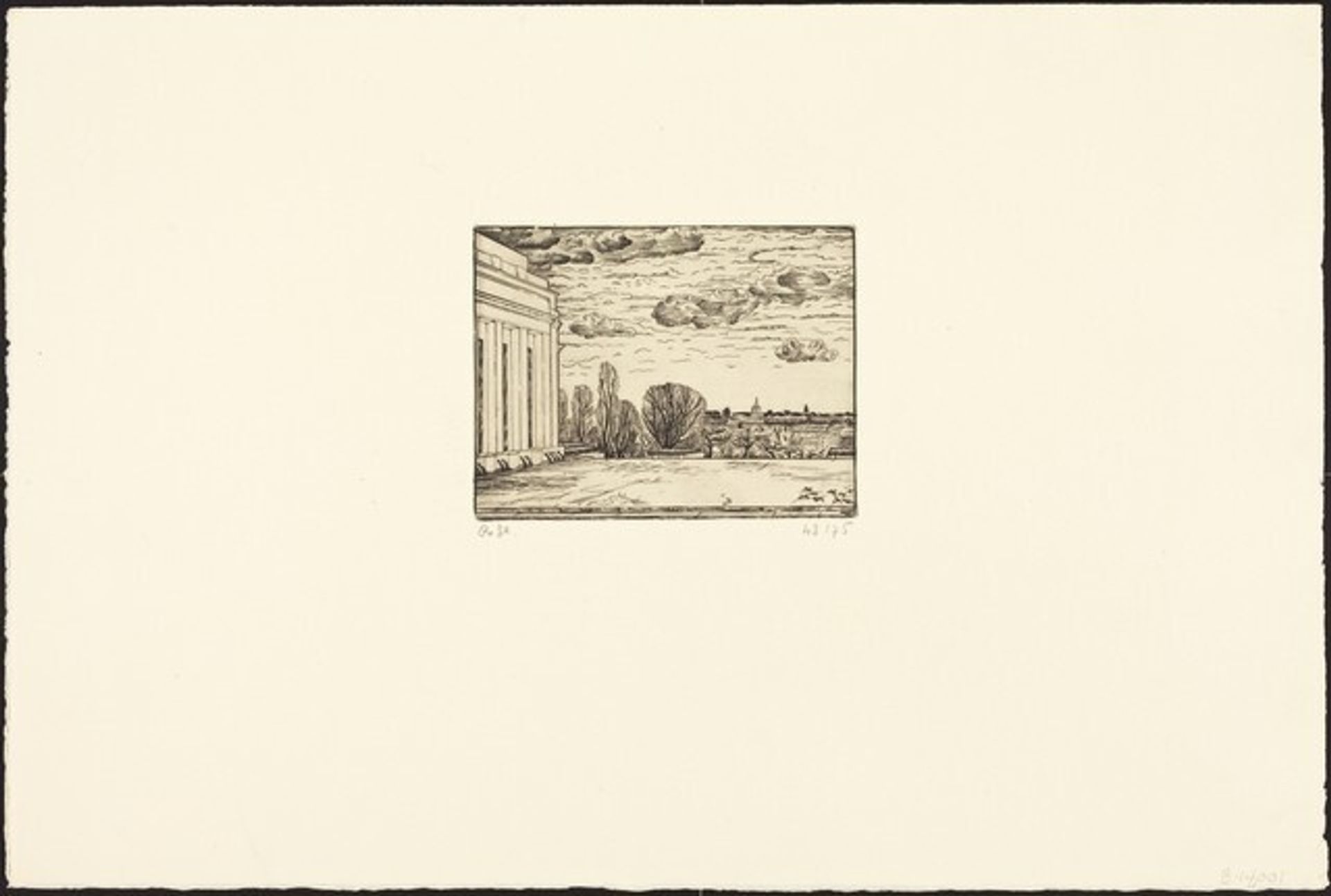Terrasse au Trocadero by Roger Vieillard