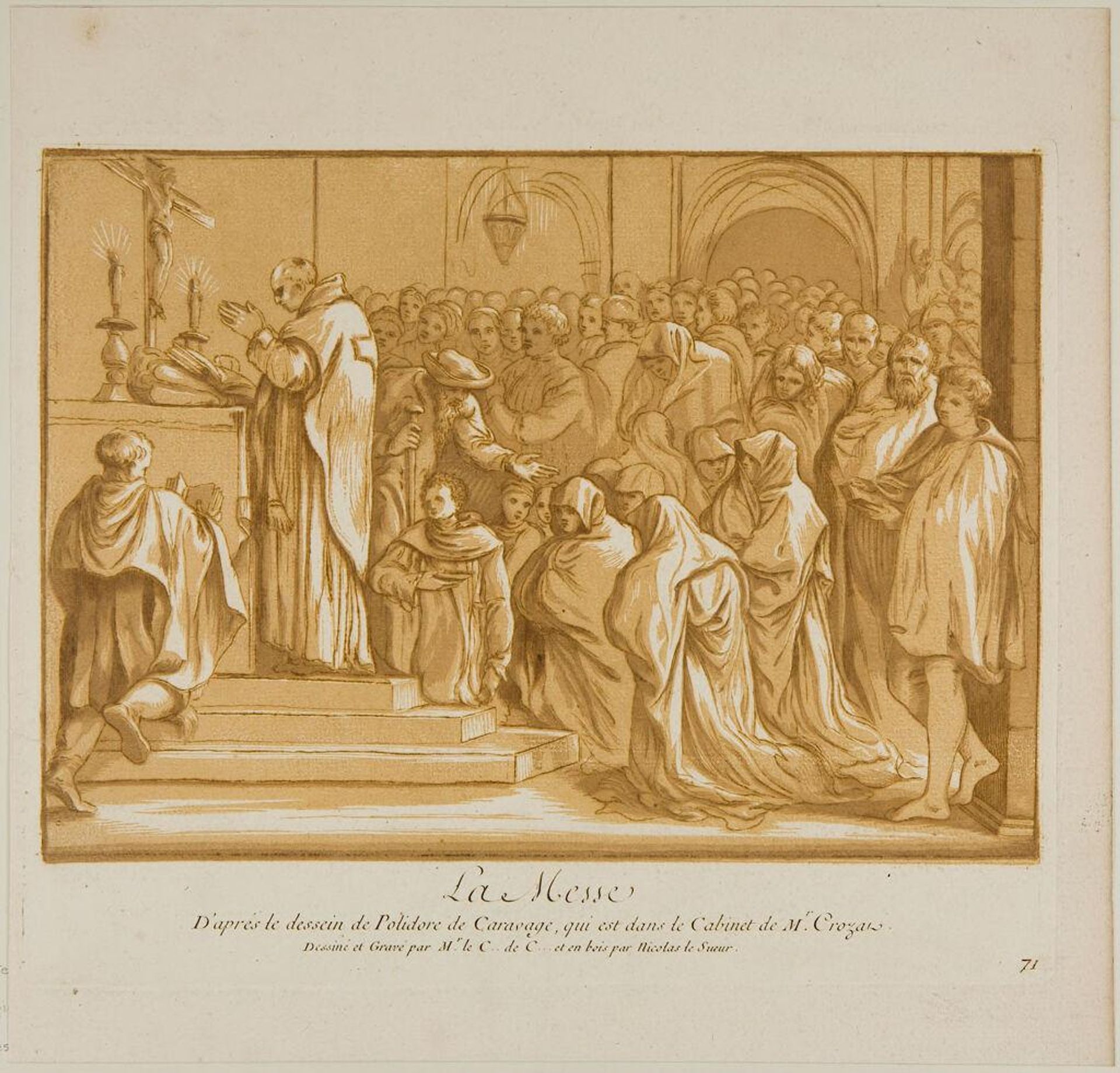 The Mass by A. Claude Philippe de ThubiÃ¨res comte de Caylus