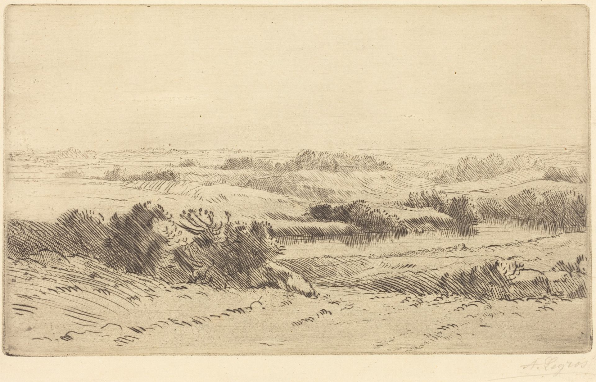 Banks of the Yanne (Les bords de la Yanne) by Alphonse Legros