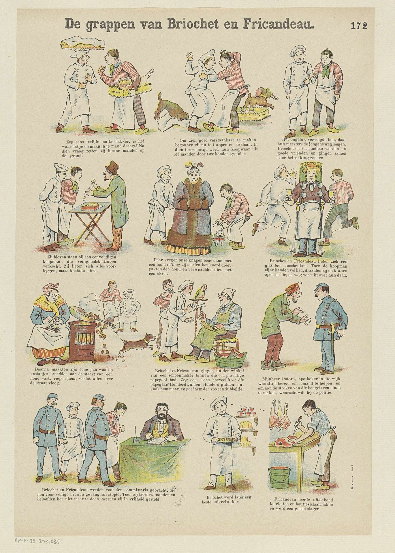 De grappen van Briochet en Fricandeau by Gordinne