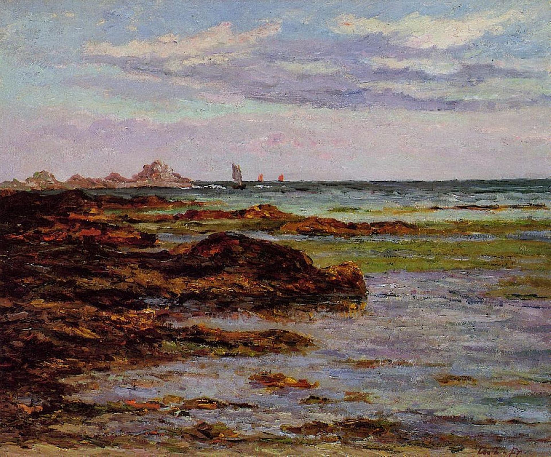 The Coastline in Brittany by Maxime Maufra