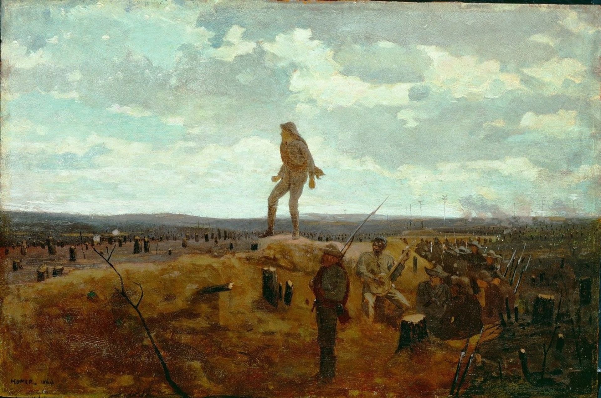 Defiance; Inviting a Shot Before Petersburg by Winslow Homer