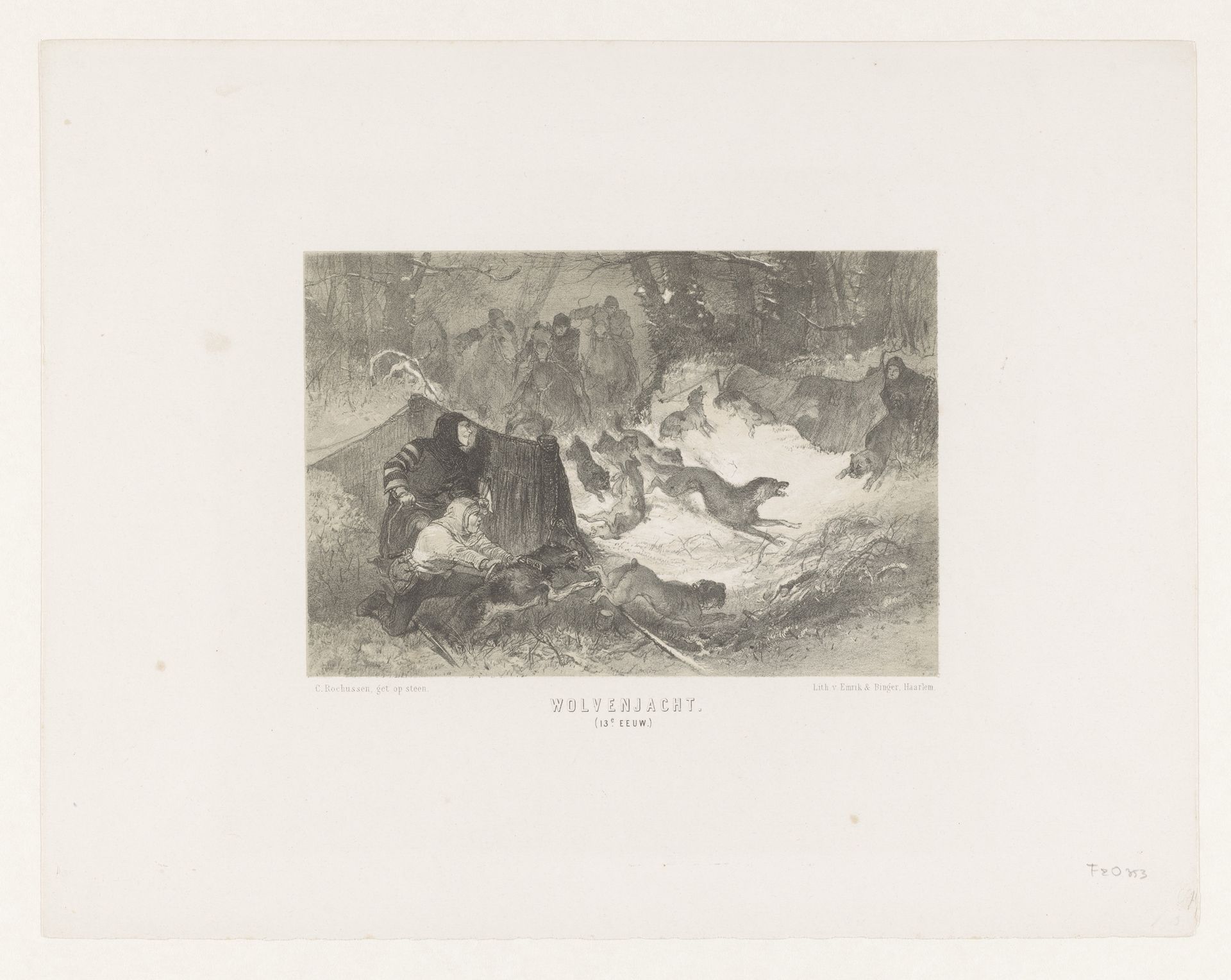 Wolvenjacht by Charles Rochussen