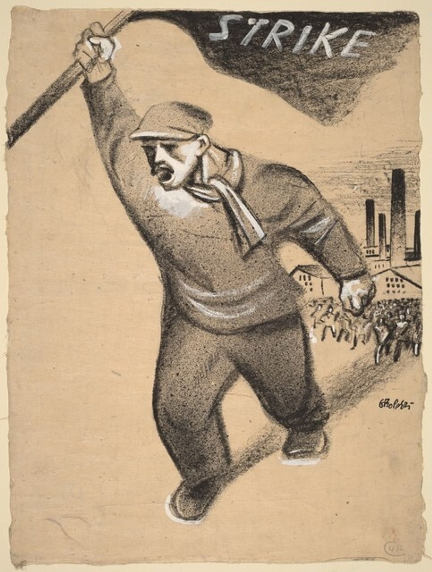 Strike by William Gropper