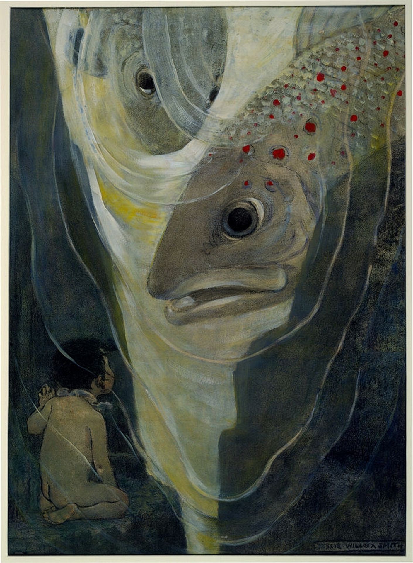 Oh, Don't Hurt Me! Cried Tom. I Only Want to Look at You; You Are So Handsome by Jessie Willcox Smith