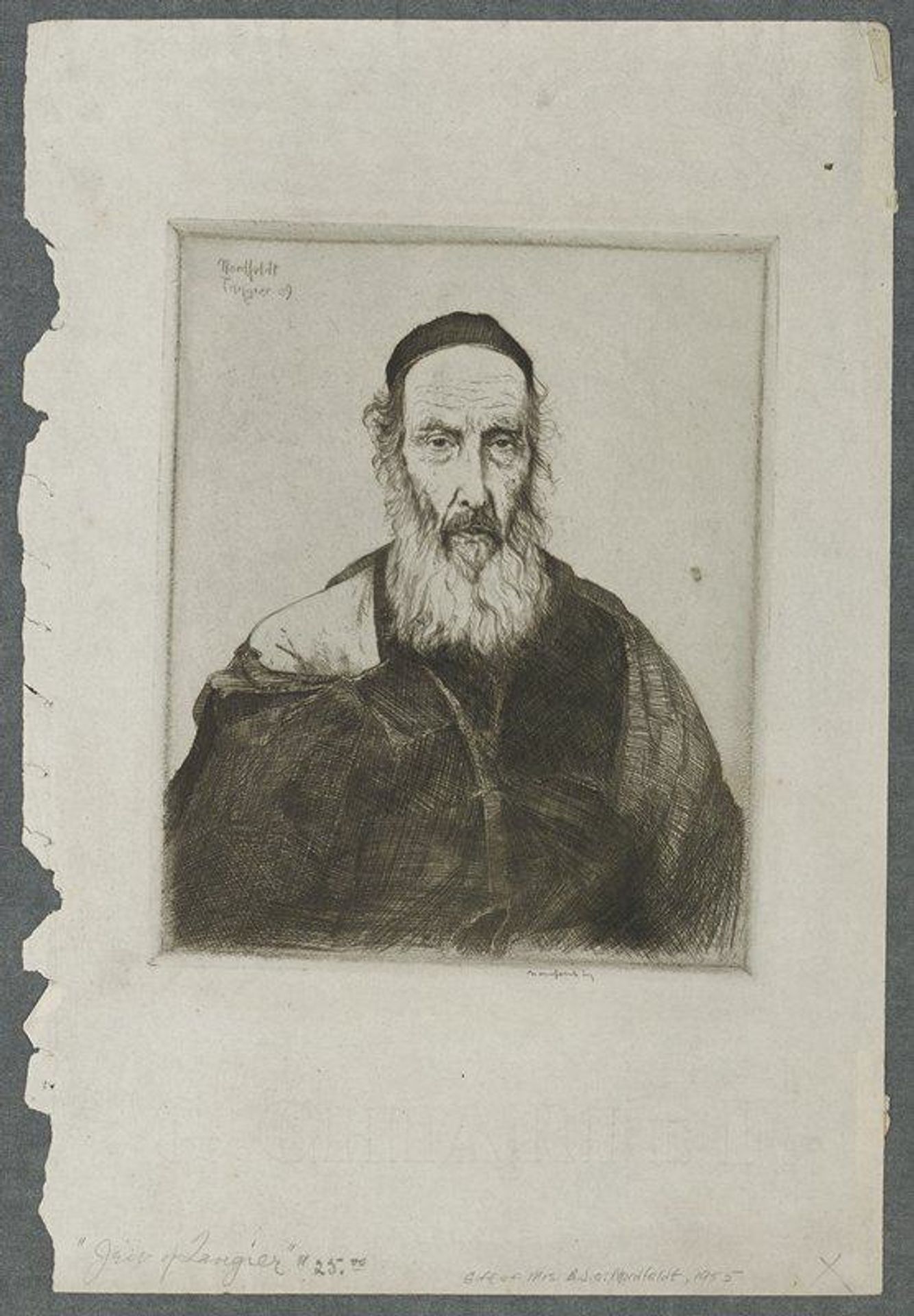 A Jew of Tangier by Bror Julius Olsson Nordfeldt
