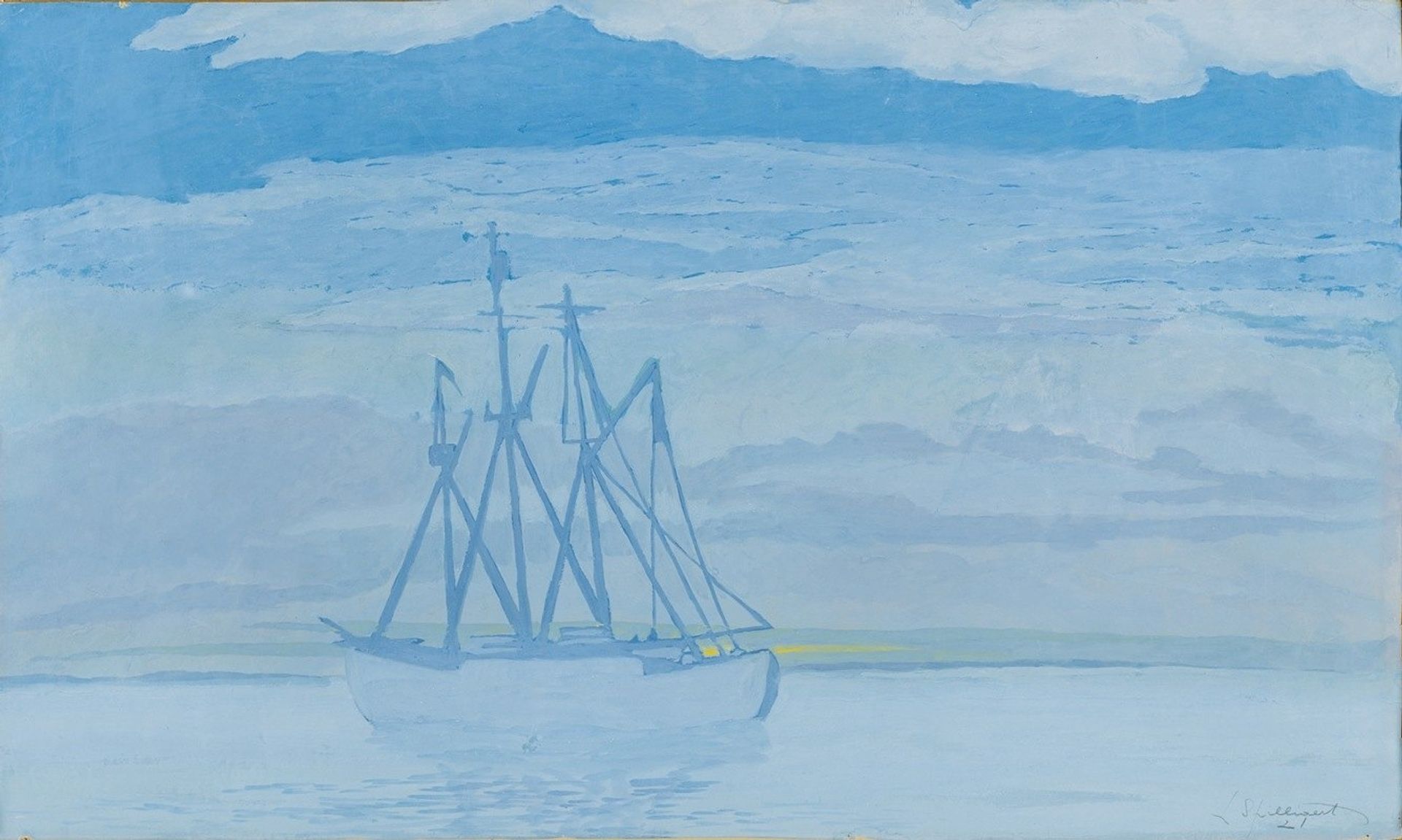 Chalutier sur la mer by Léon Spilliaert