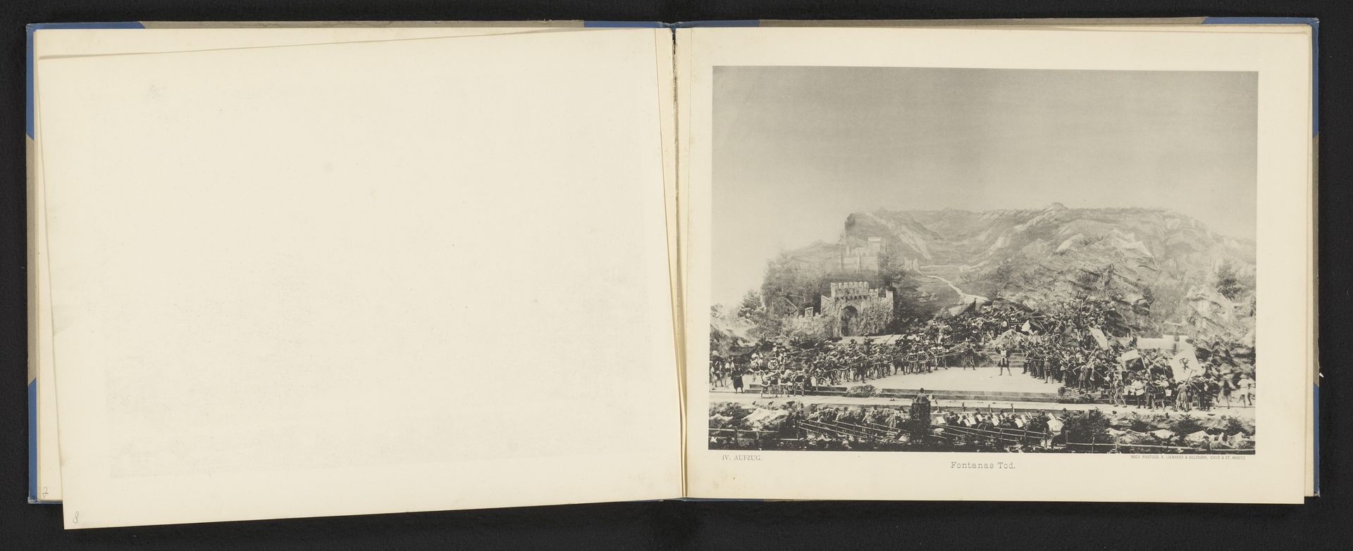 Gezicht op de dood van Benedikt Fontana tijdens de Calven-Feier te Chur by Lienhard & Salzborn