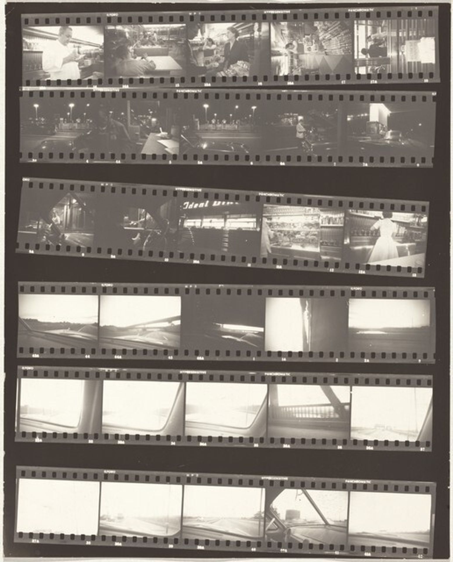 From car--New York City no number by Robert Frank