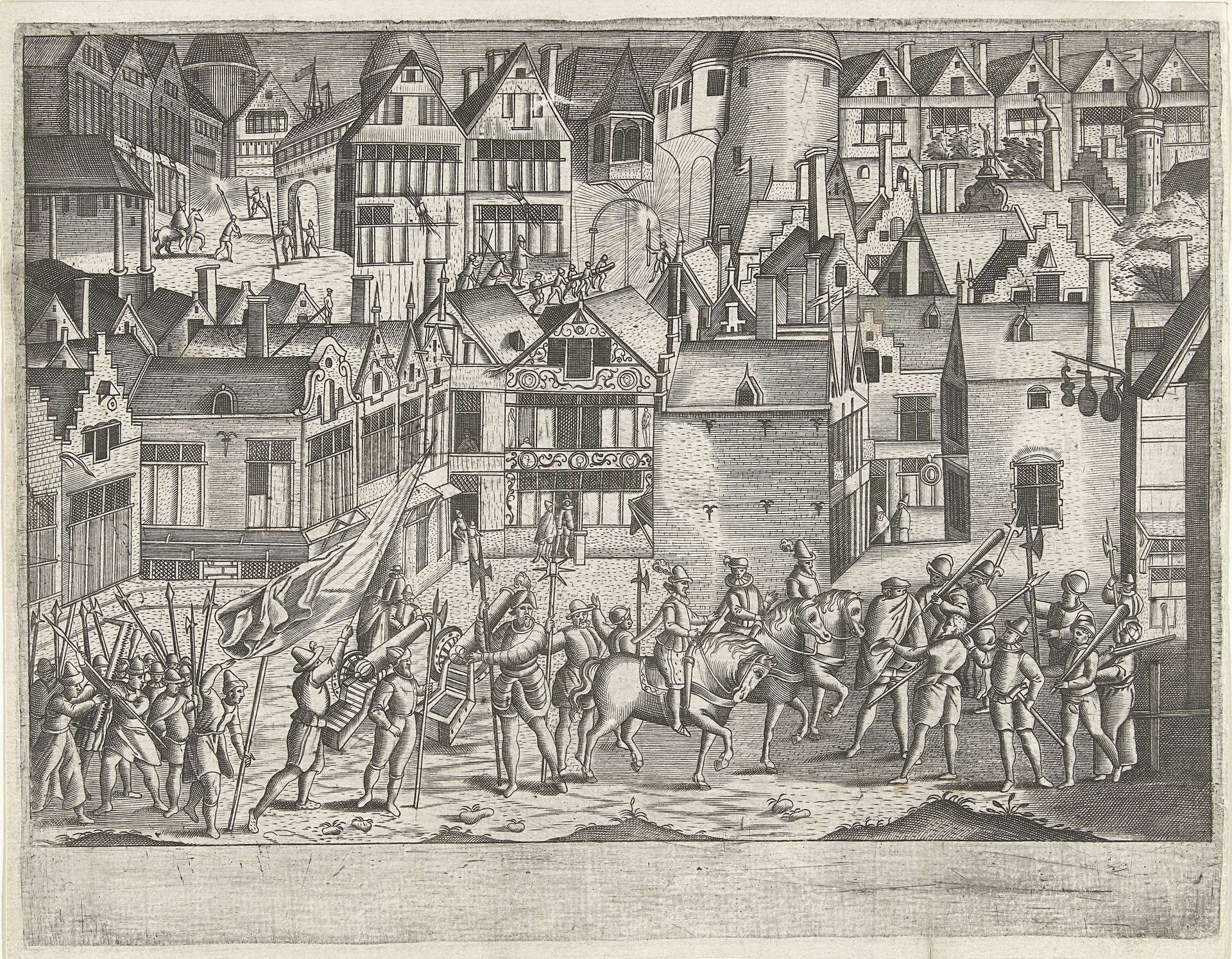 Calvinistisch oproer in Antwerpen bedwongen, 1567 by Anonymous