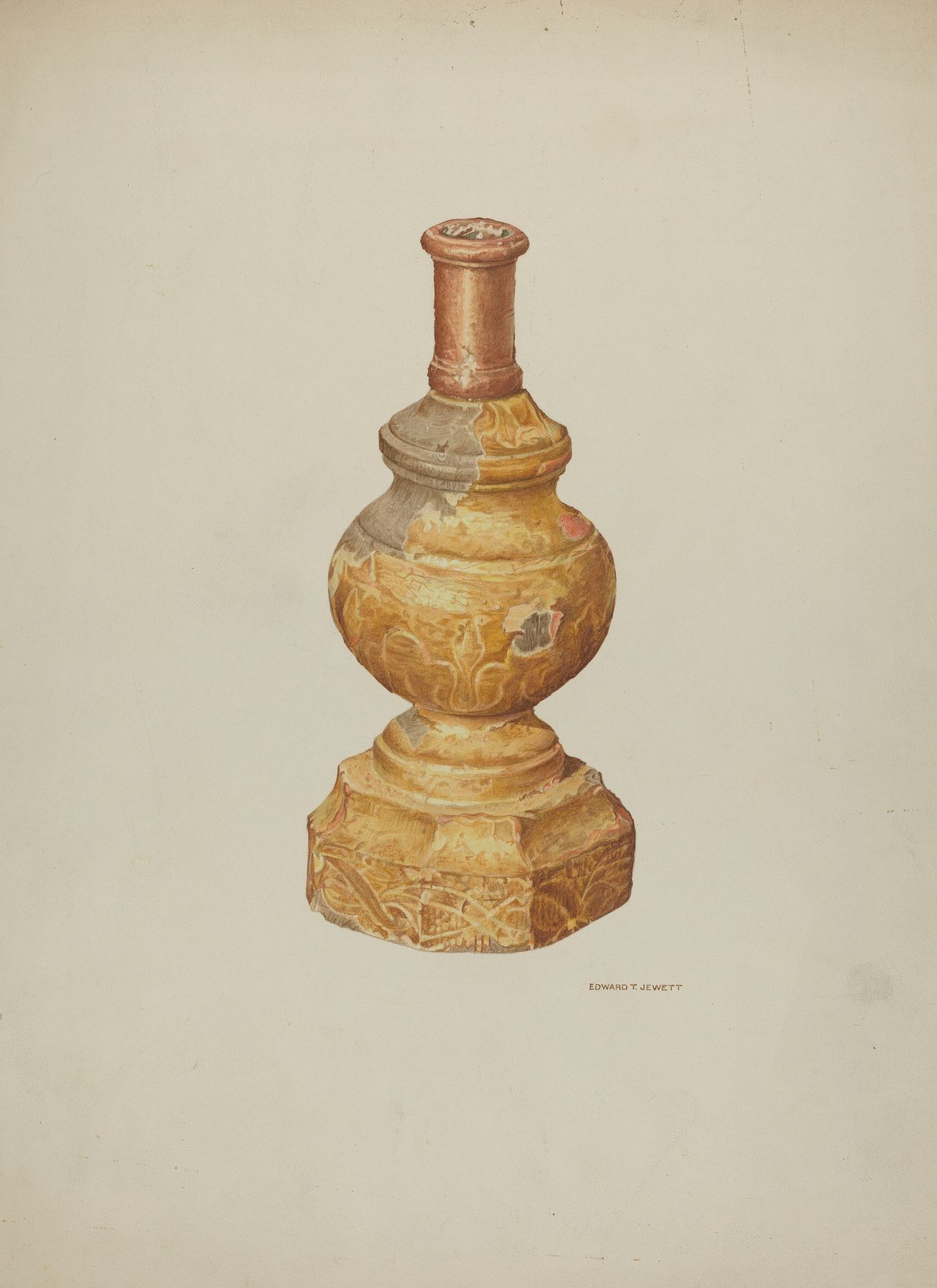 Candlestick (Ecclesiastical) by Edward Jewett
