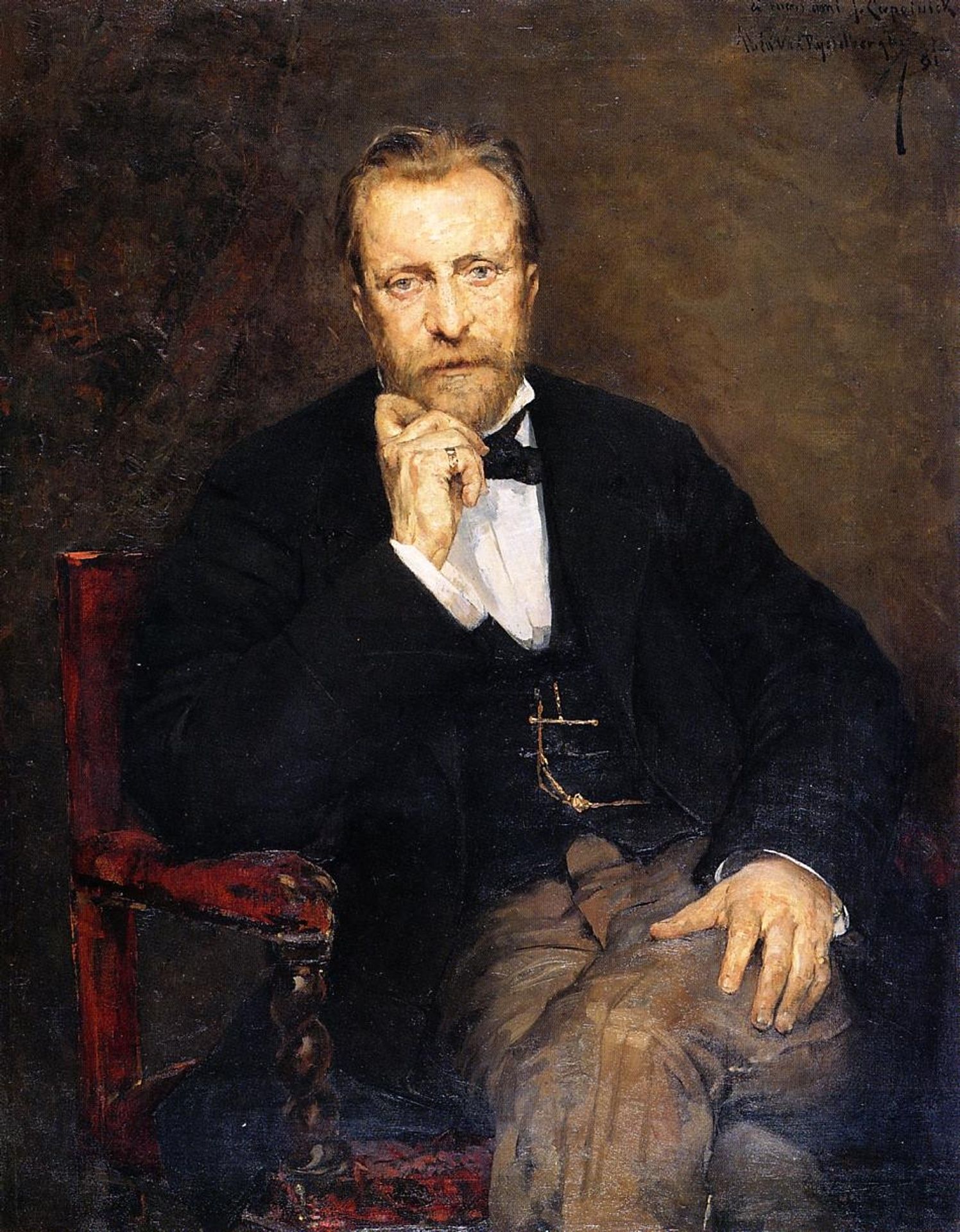 Portrait of Jean Cepeinick by Theo van Rysselberghe