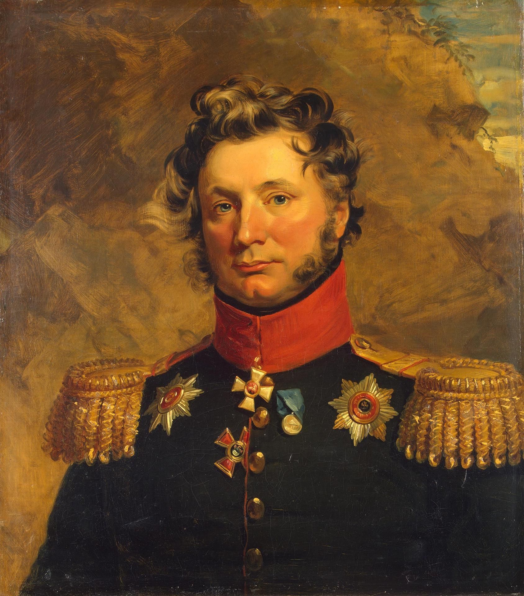 Portrait of Matvey I. Von Der Pahlen by George Dawe