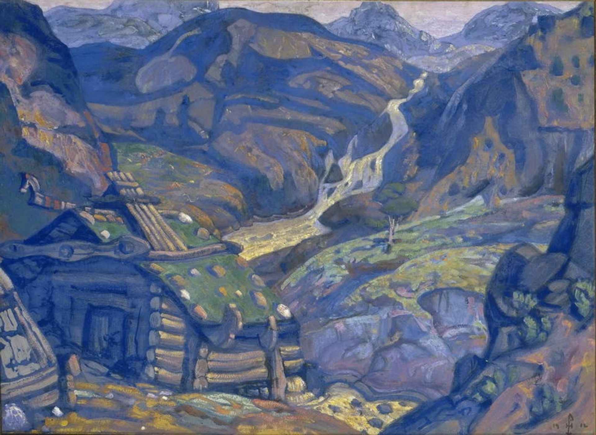 Mill in the mountains by Nicholas Roerich