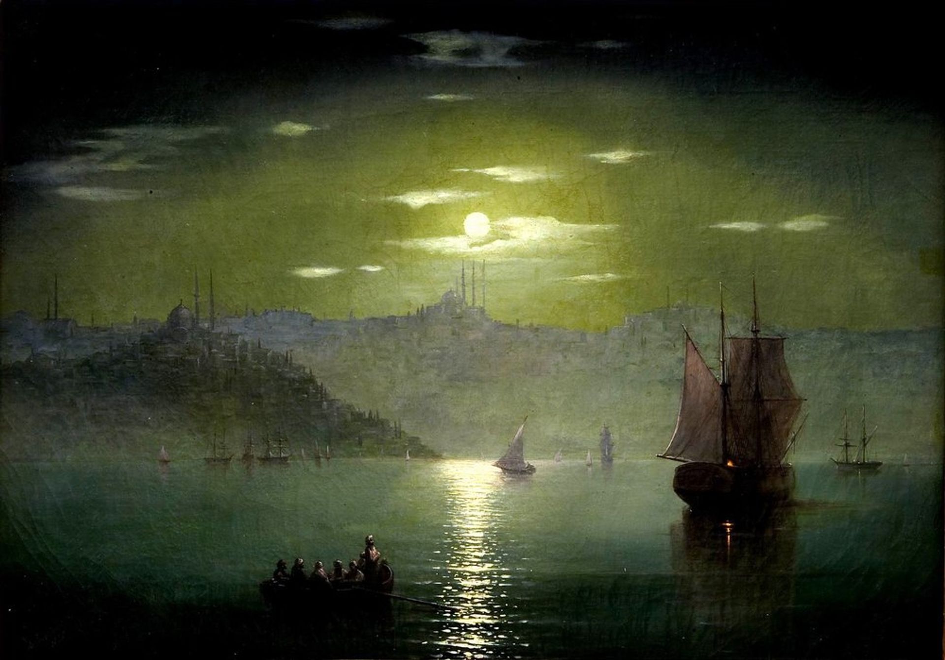 Moon Path by Ivan Konstantinovich Aivazovsky