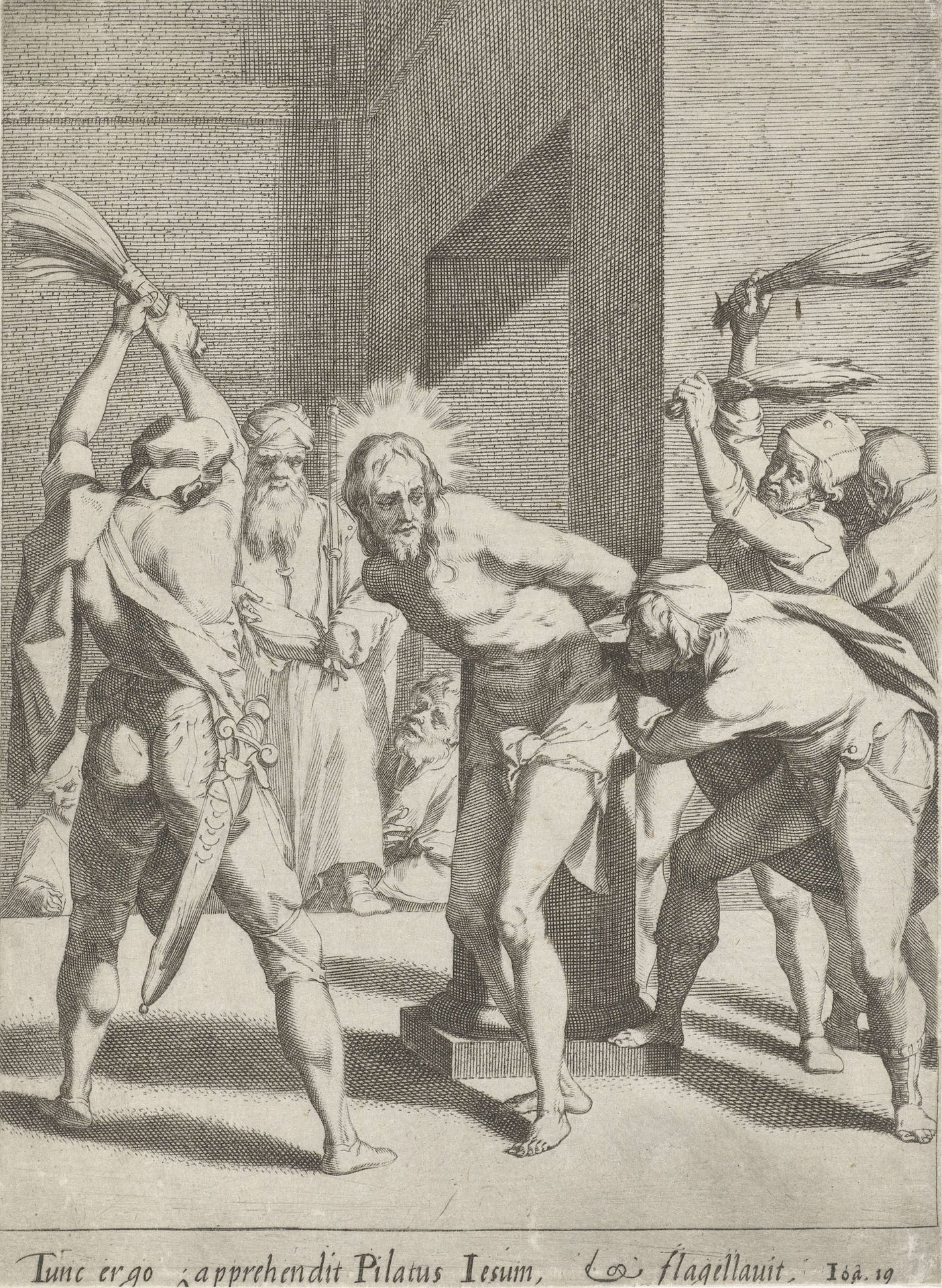 Geseling van Christus by Pieter de Jode I