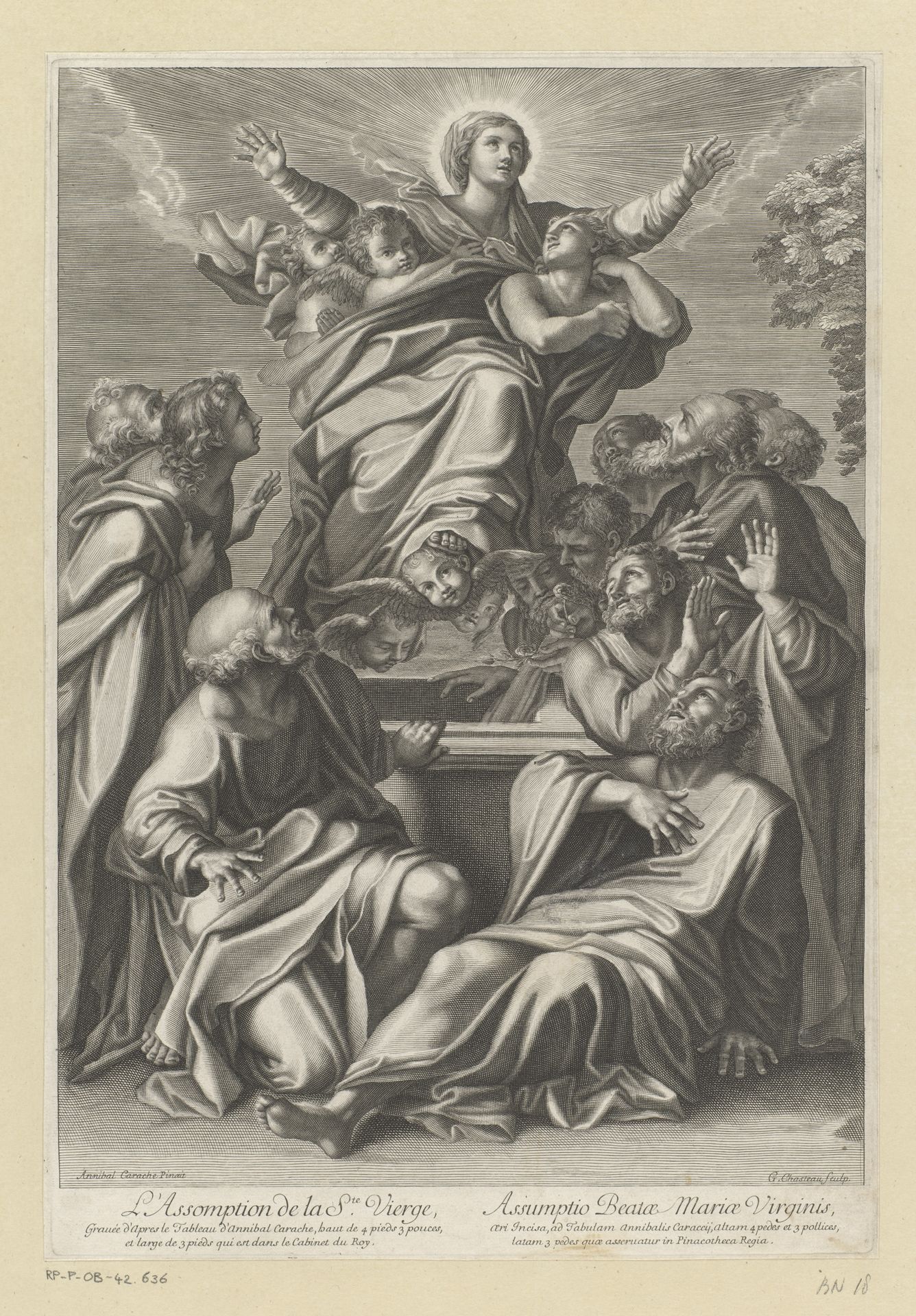 Hemelvaart van Maria by Guillaume Chasteau
