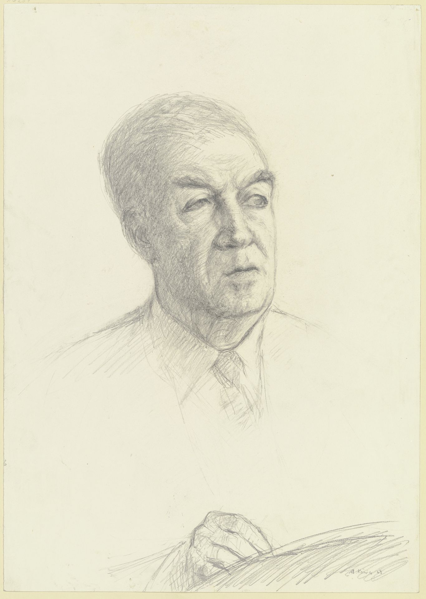 Portrait of Benno Reifenberg I by Arno König