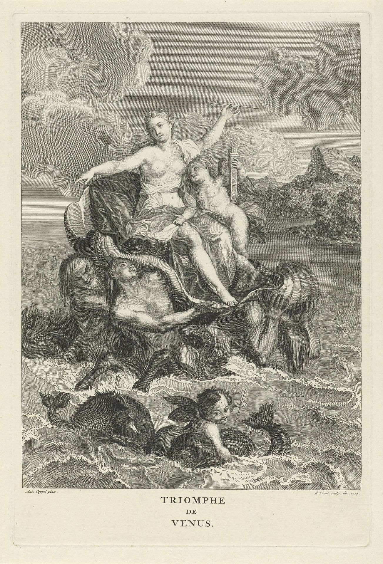 Triomf van Venus by Bernard Picart