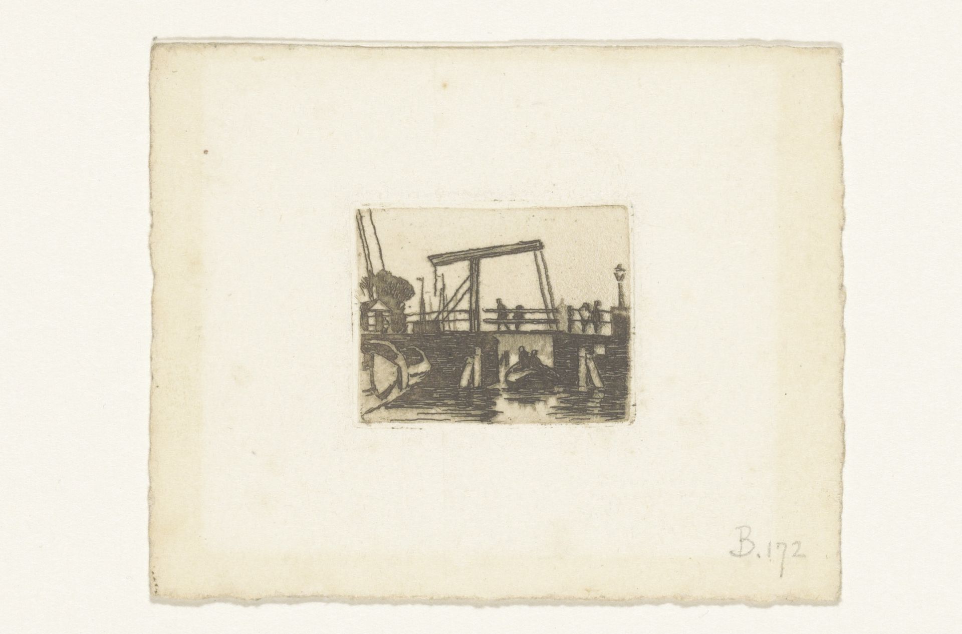 Kikkerbilsluis in Amsterdam by Willem Witsen