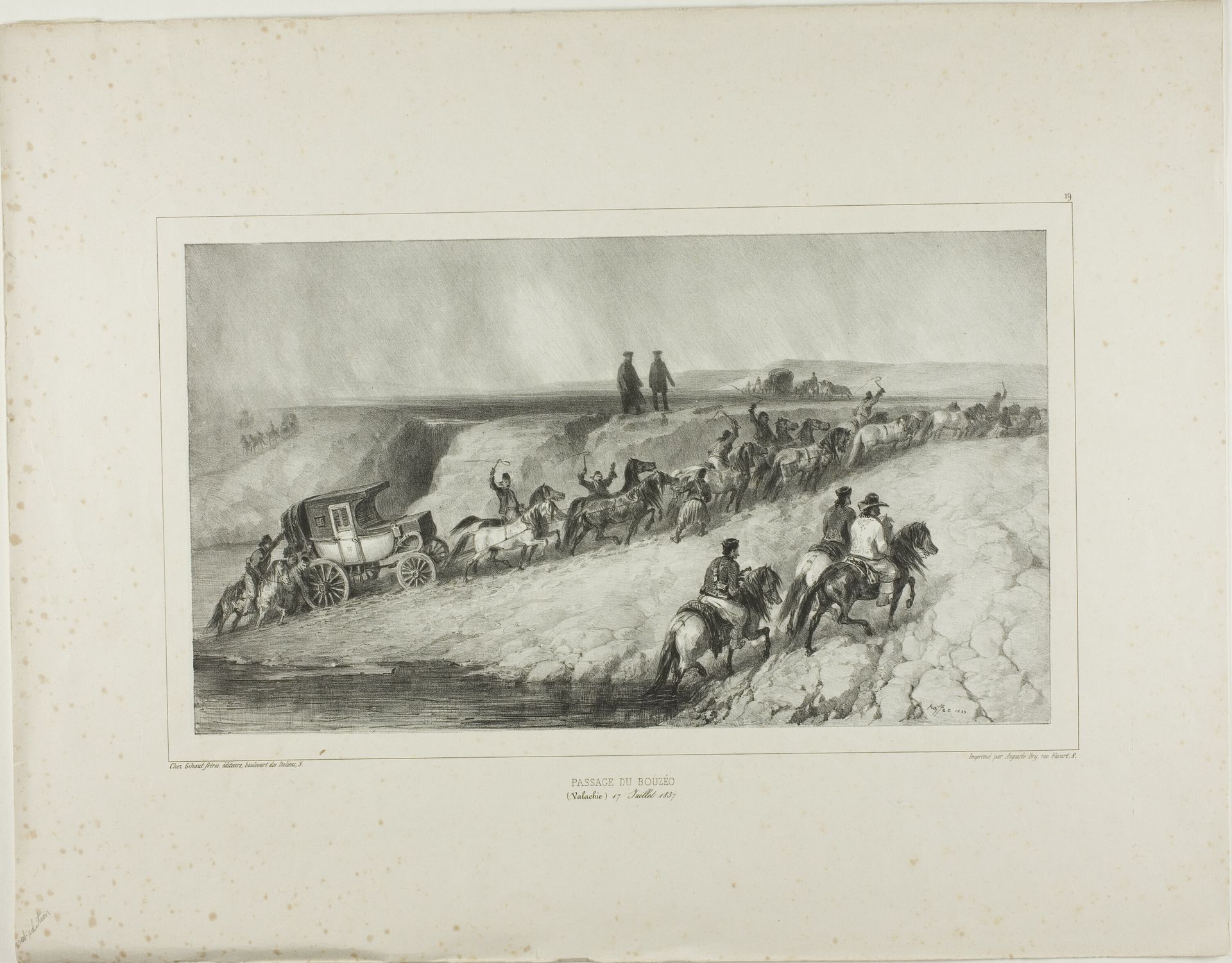 Bouzeo Passage by Auguste Raffet