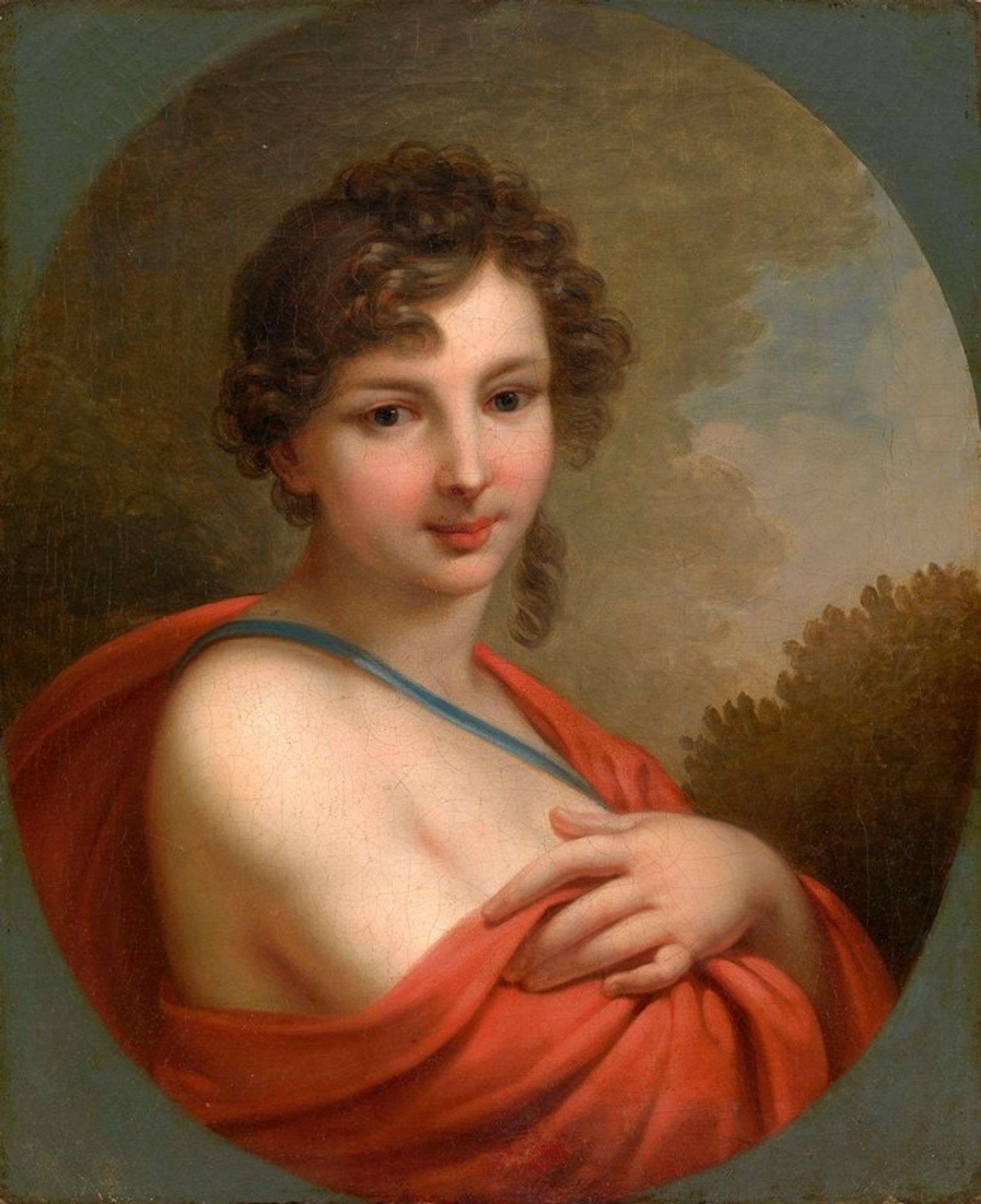Portrait of Elena Aleksandrovna Naryshkina by Johann Baptist von Lampi the Elder