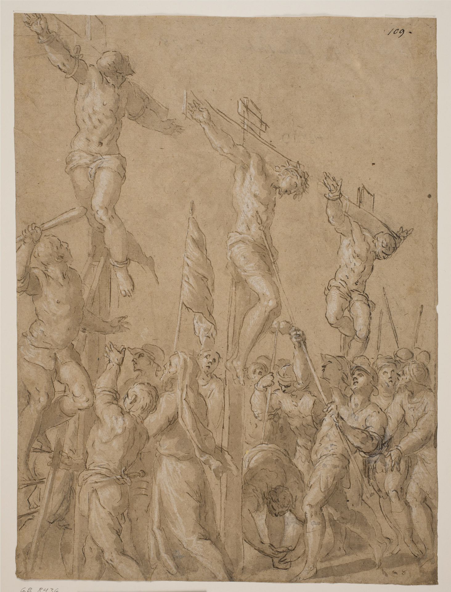 The Crucifixion by Jacopo Palma (il Giovane)