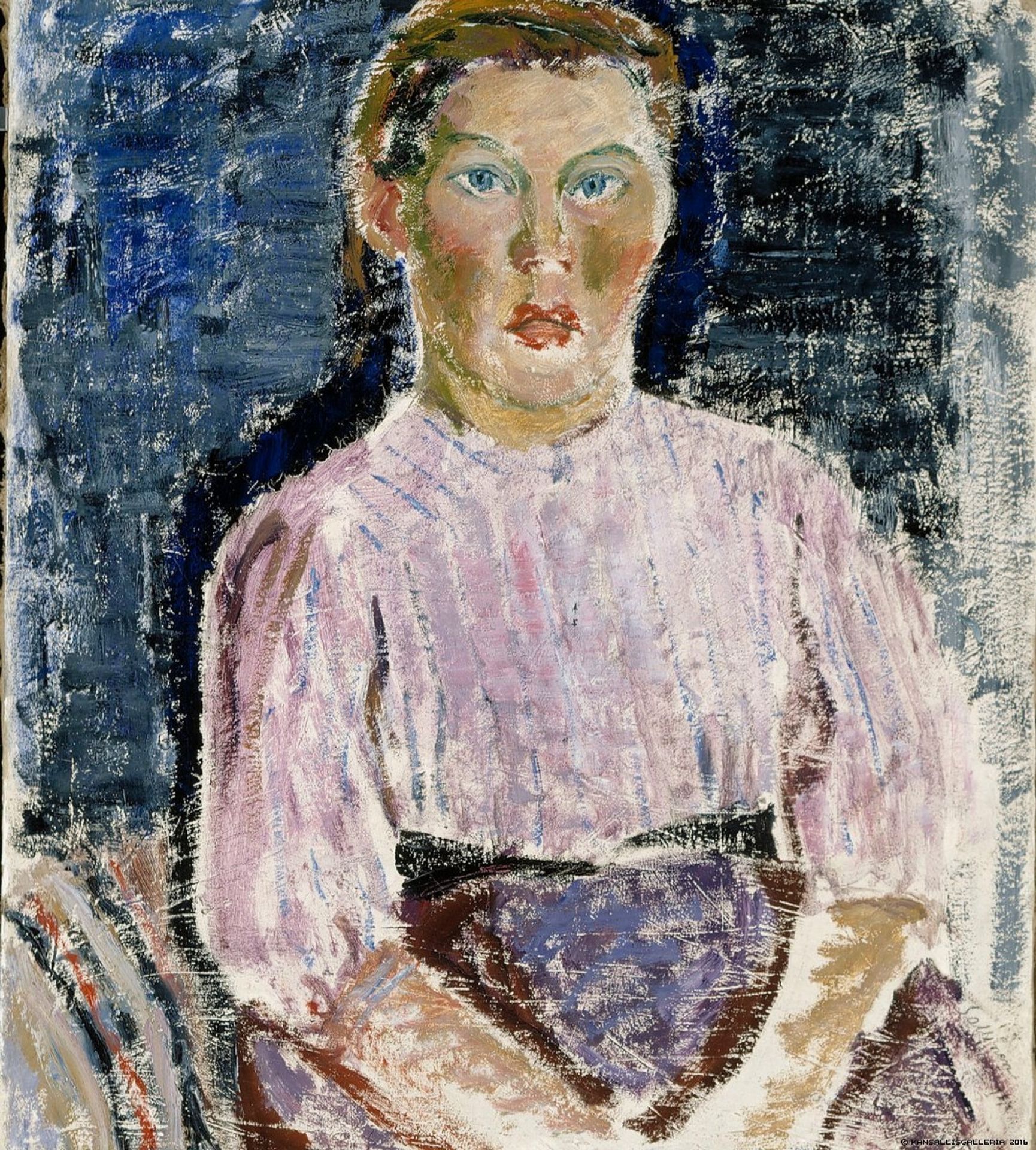 Tyttö Riekkalasta by Sallinen Tyko