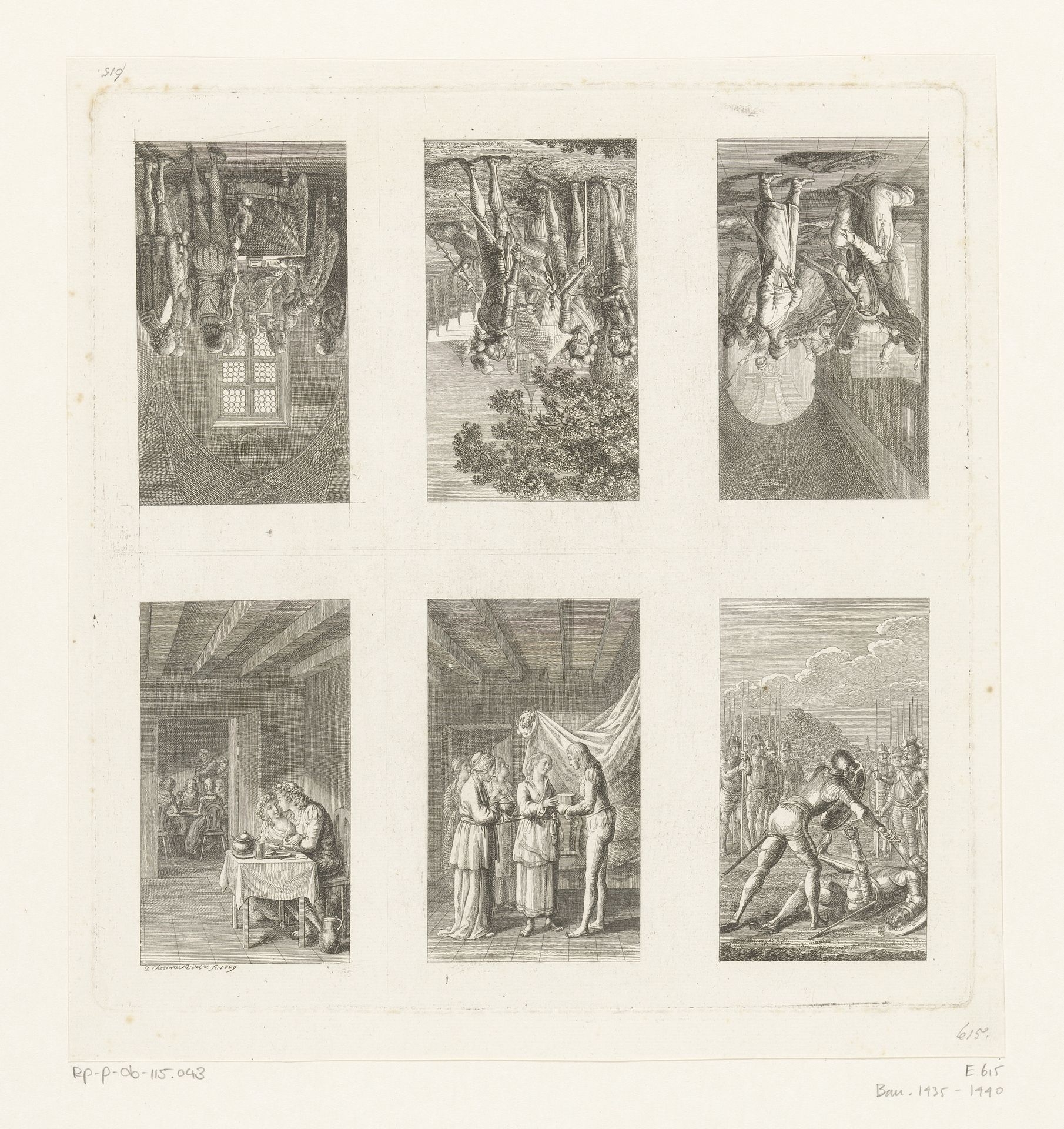 Zes voorstellingen uit de Pruisisch-Brandenburgse staatsgeschiedenis by Daniel Nikolaus Chodowiecki