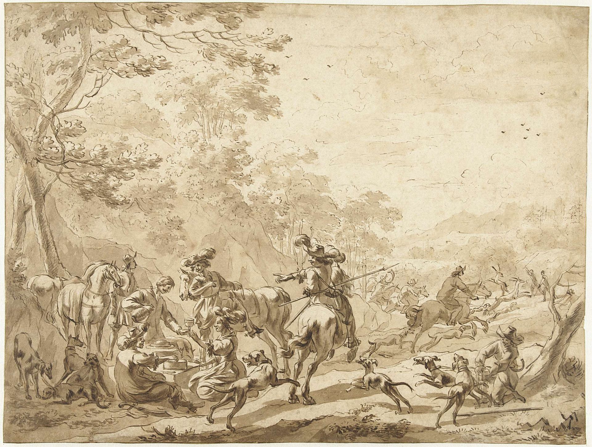 Hertenjacht by Anonymous