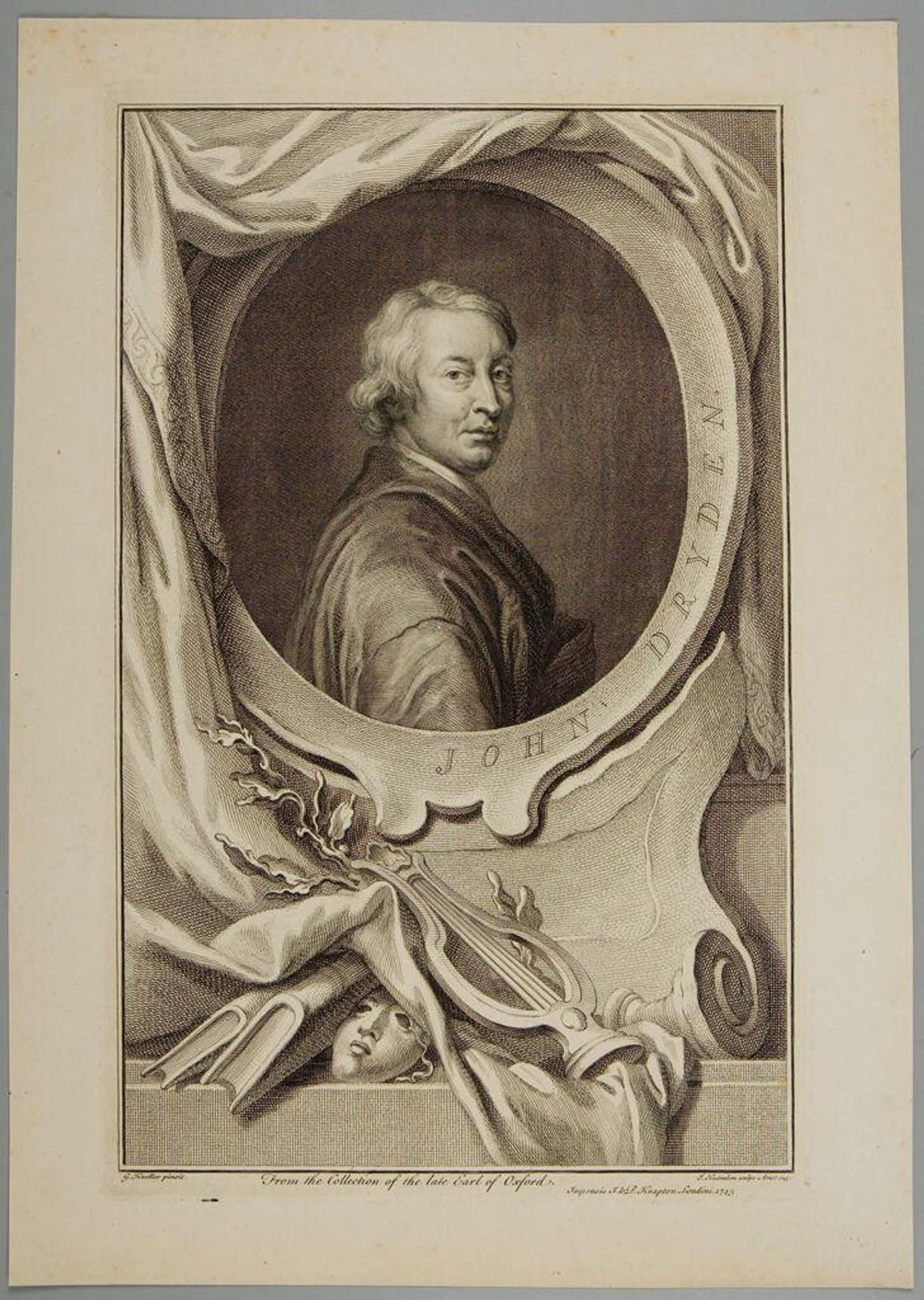 John Dryden by Jacobus Houbraken
