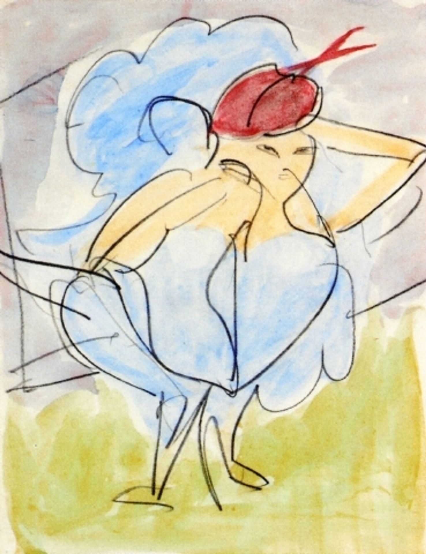 Dancer by Ernst Ludwig Kirchner