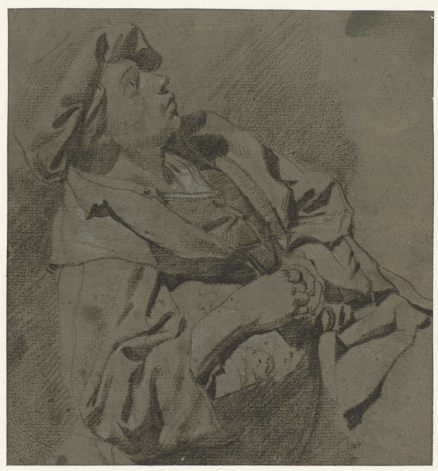 Boy in a Beret, Leaning Back by Cornelis Bega