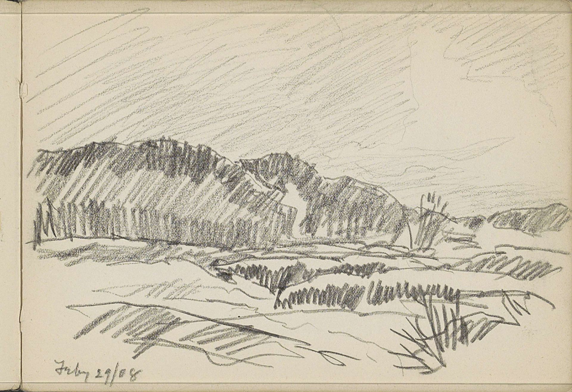 Duinlandschap by Alexander Shilling