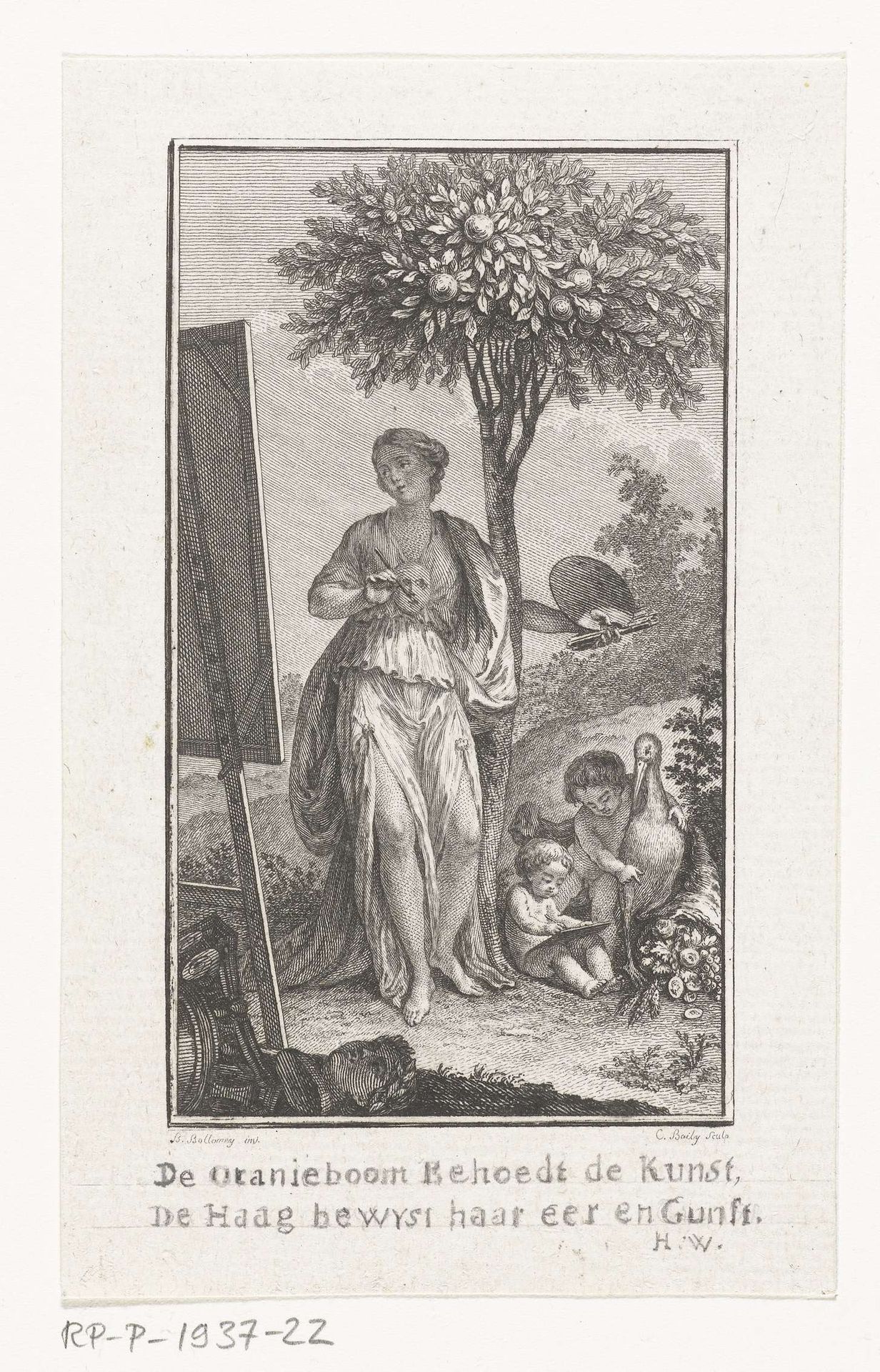 De Oranjeboom behoedt de kunst by Charles Boily